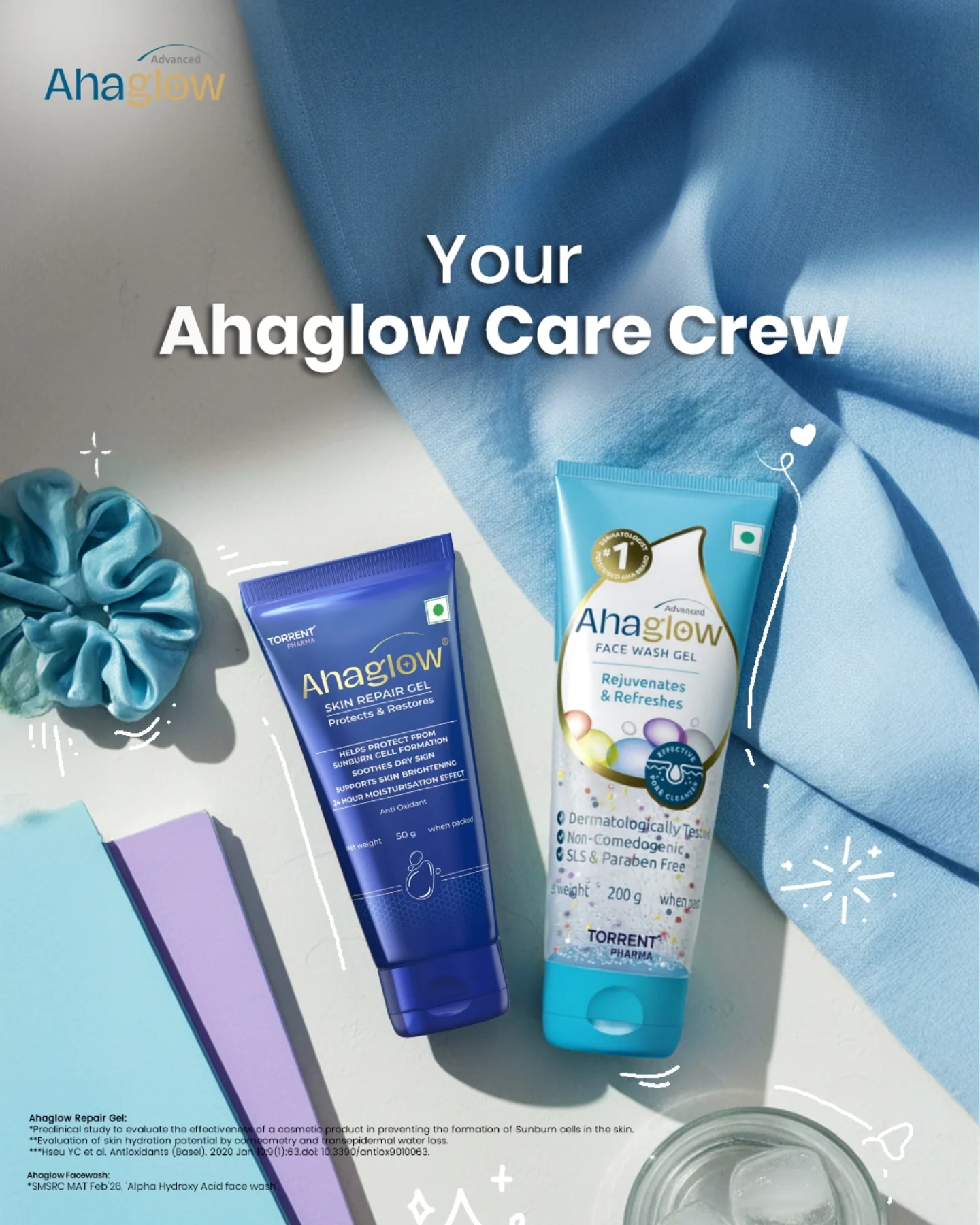 Ahaglow Facebook ad