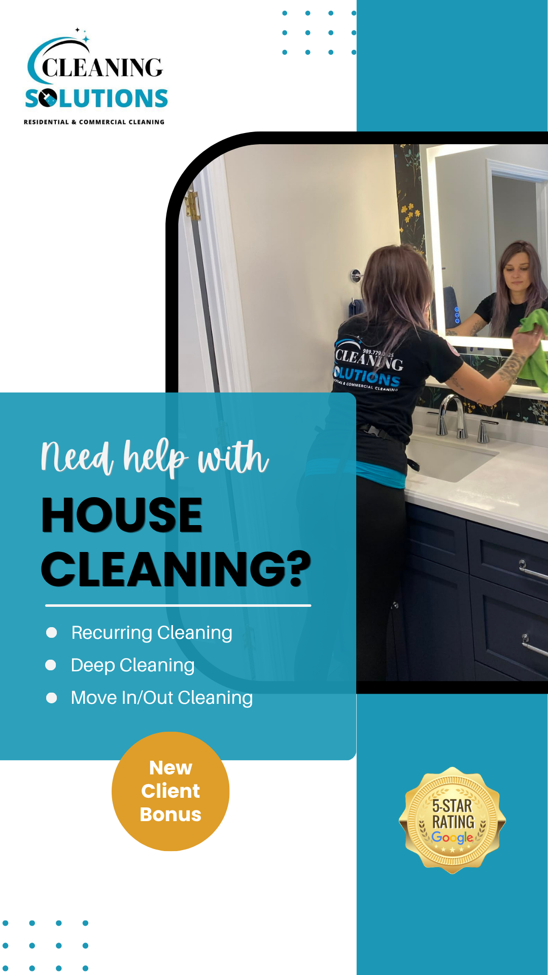 Cleaning Solutions Facebook ad
