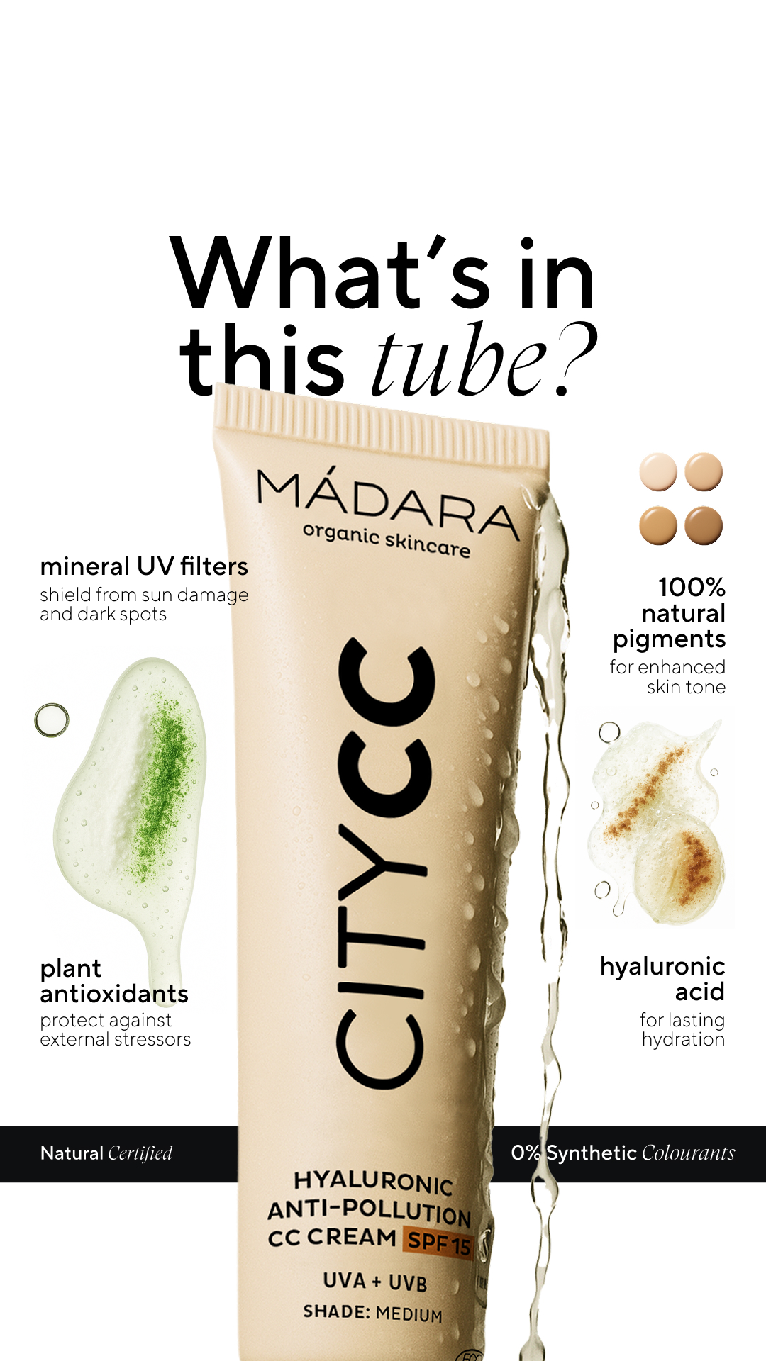 Mádara Organic Skincare Facebook ad