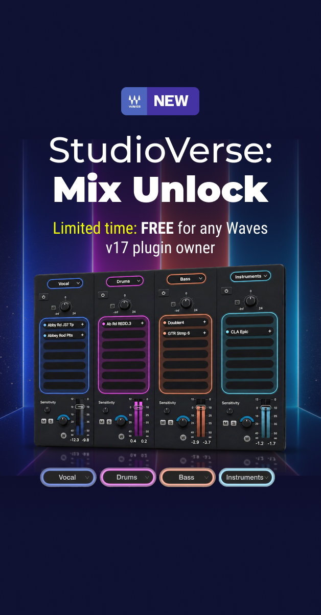 Waves Audio Facebook ad