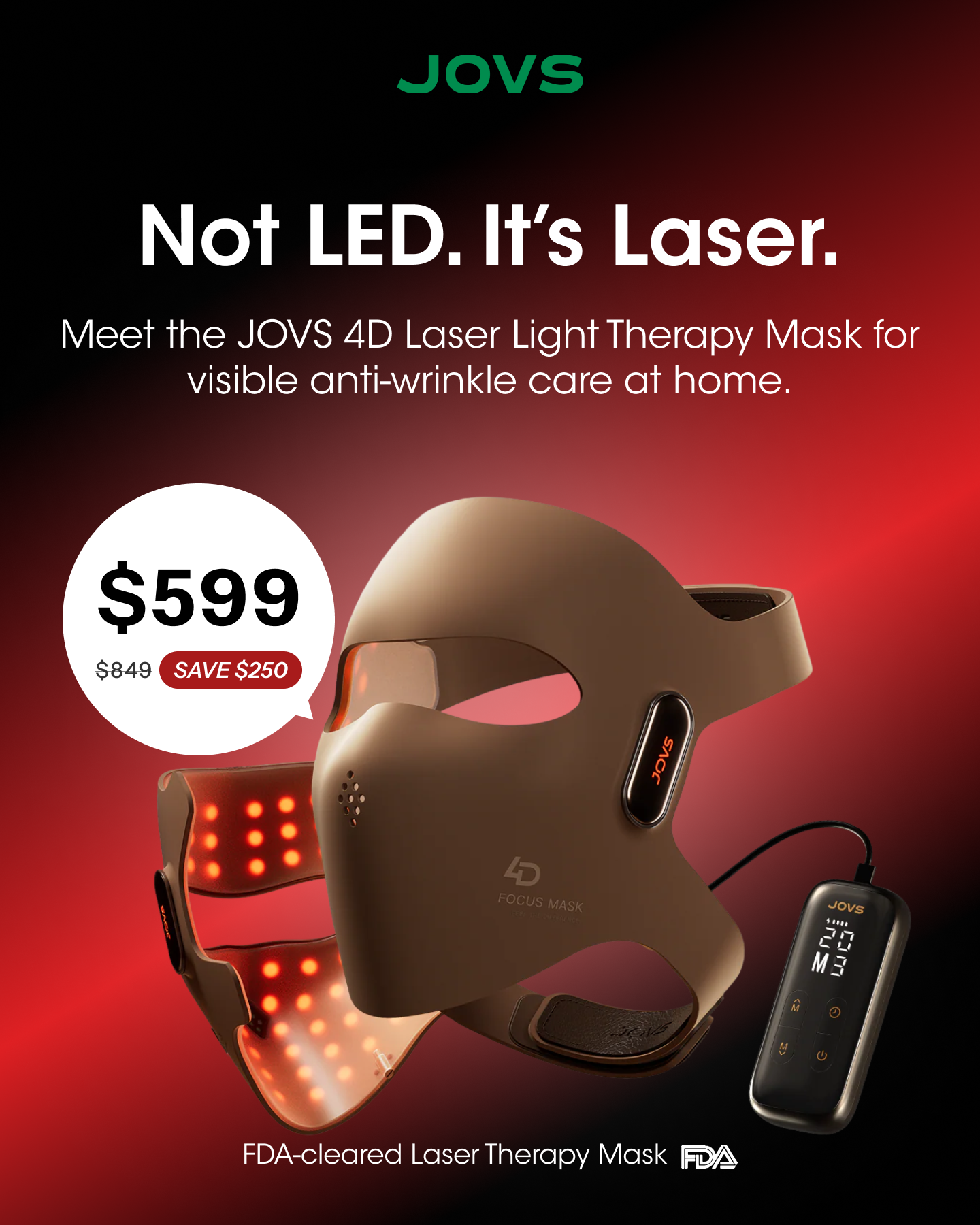 JOVS Facebook ad