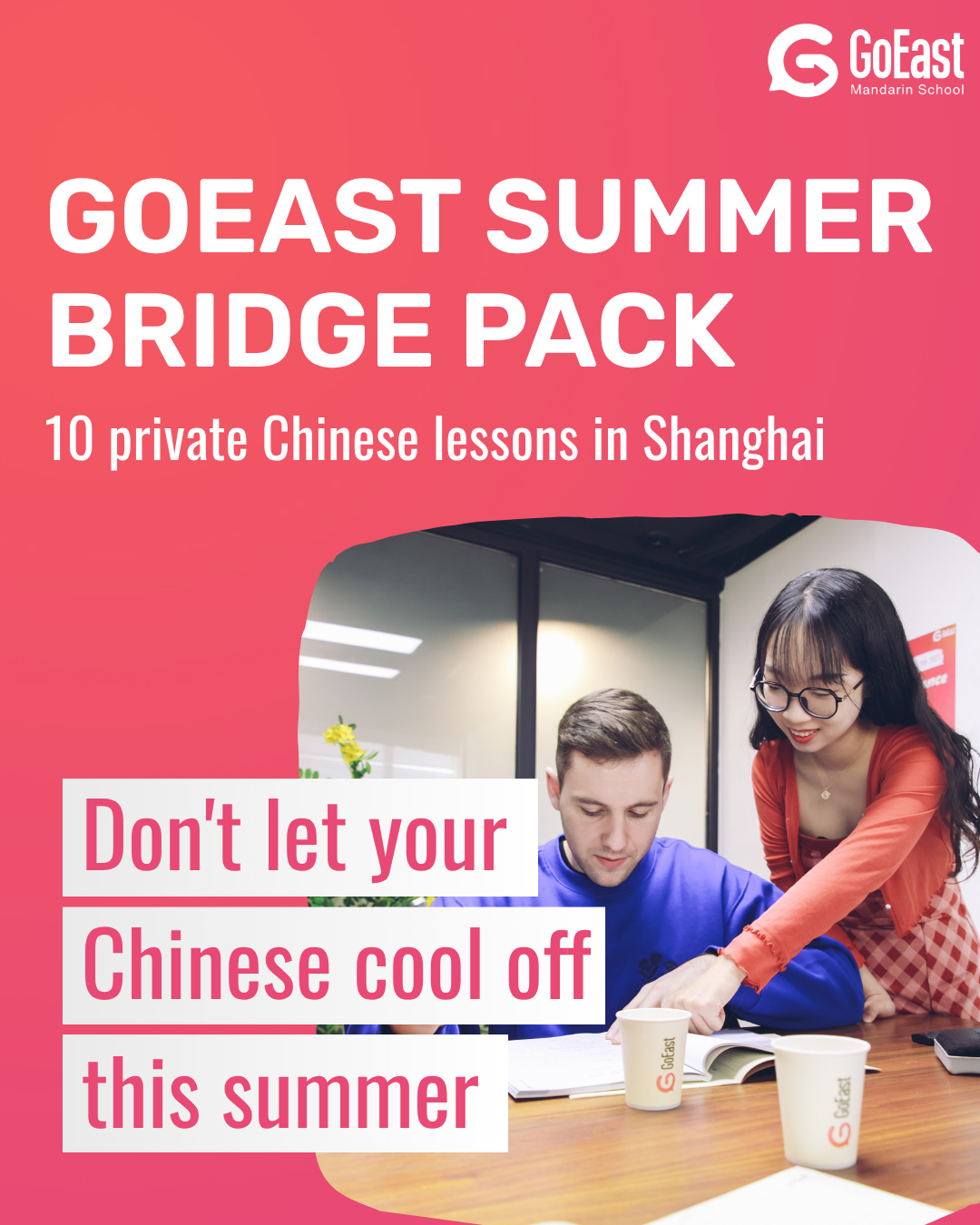 GoEast Mandarin Facebook ad: September shouldn’t feel like starting over.