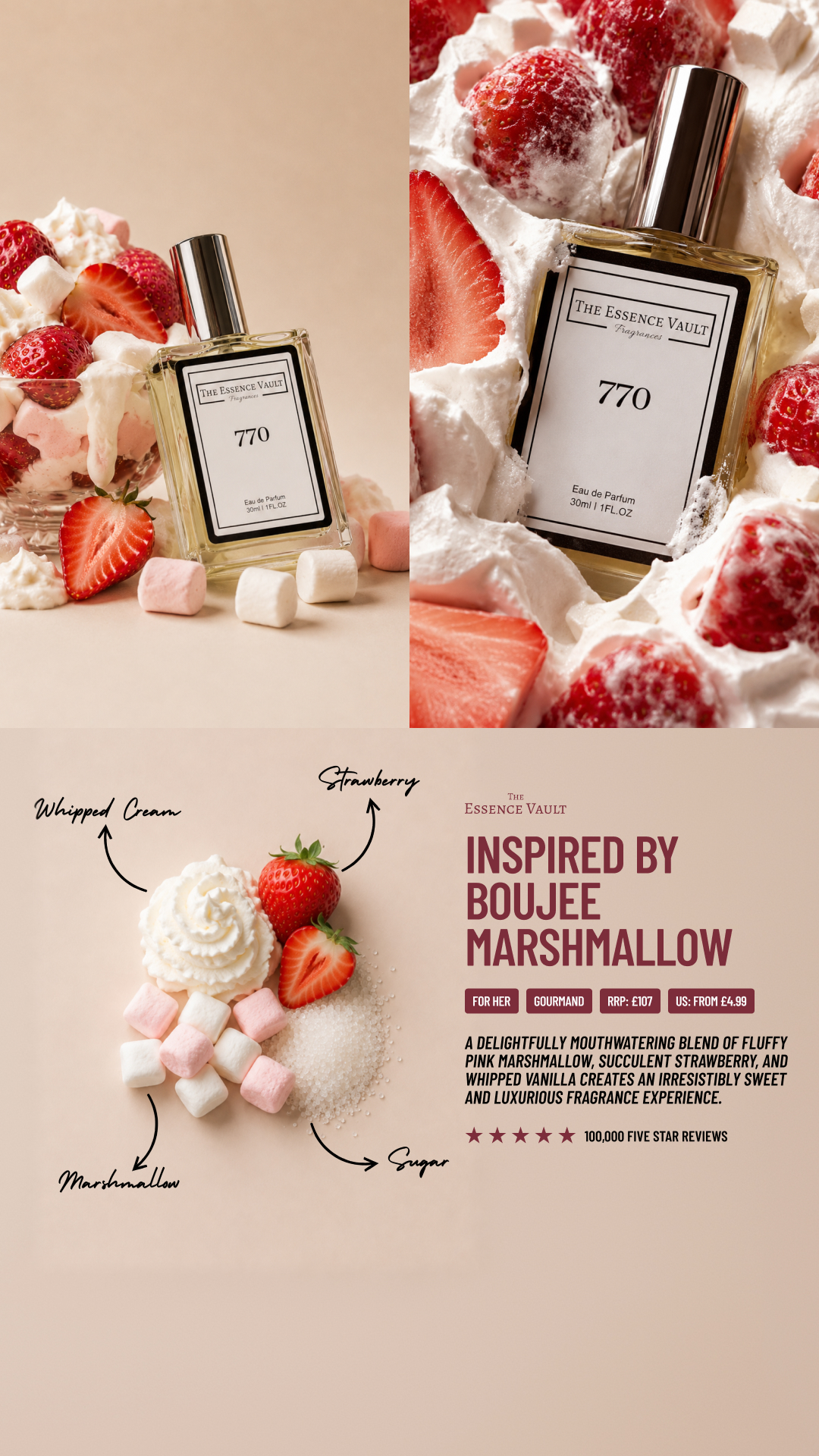 The Essence Vault Facebook ad