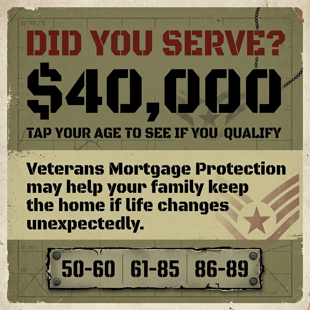 US Veterans Insurance Facebook ad