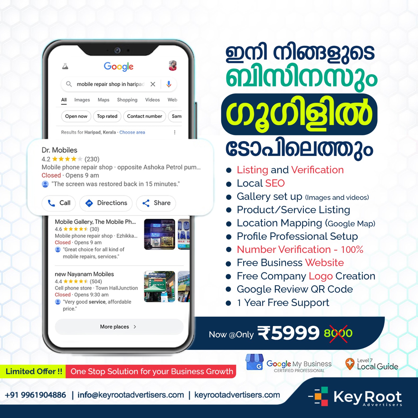 Keyroot Advertisers Facebook ad: Digitalize Your Business with Our Business Growth Package!