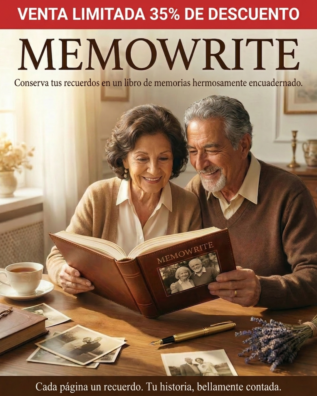 Memowrite Facebook ad