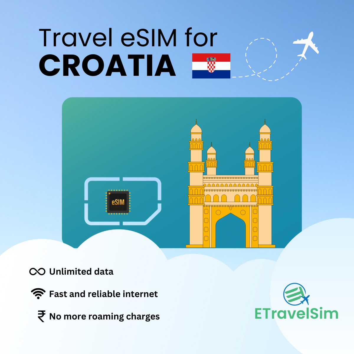 ETravelSim Facebook ad