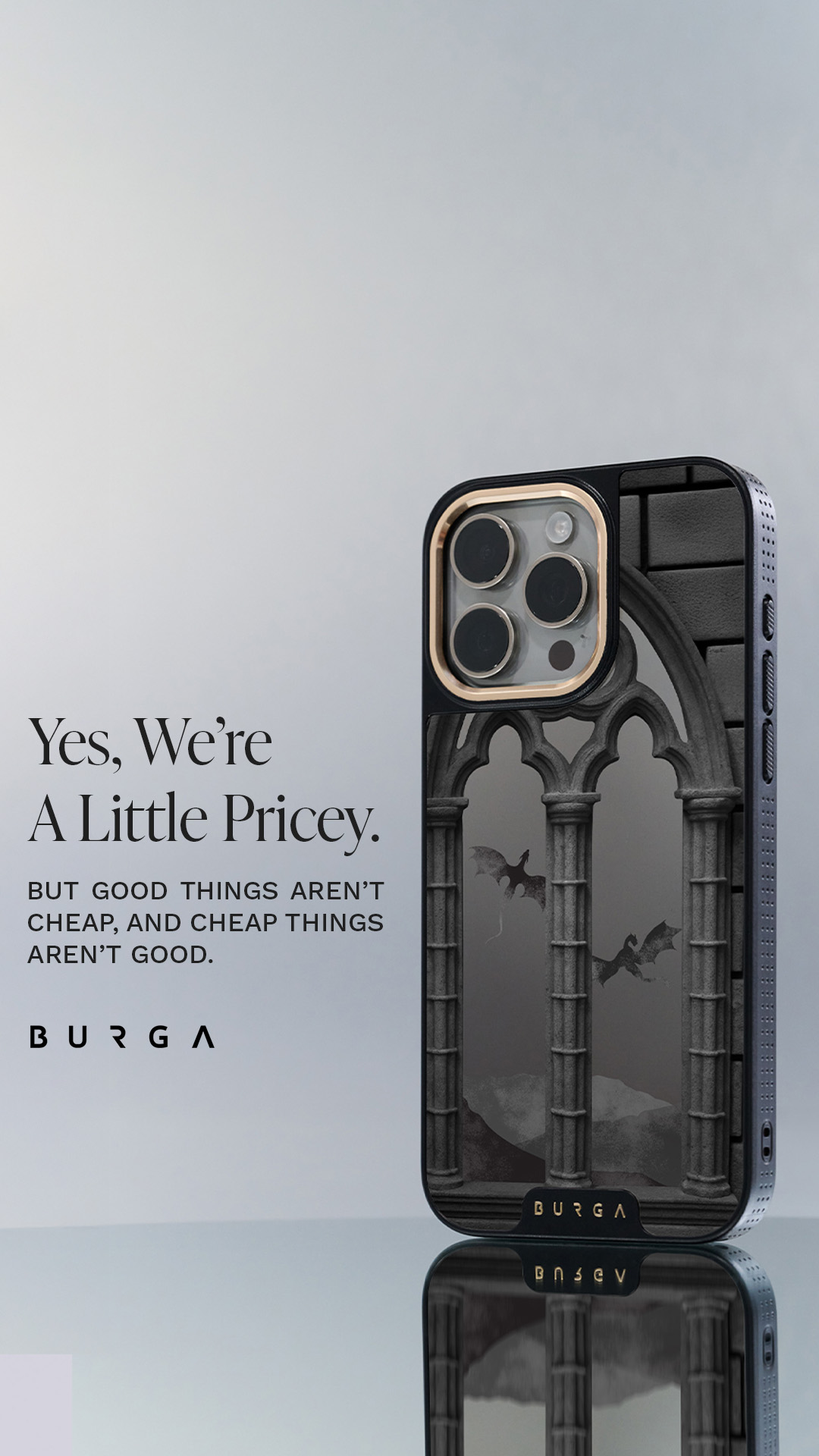 BURGA Facebook ad