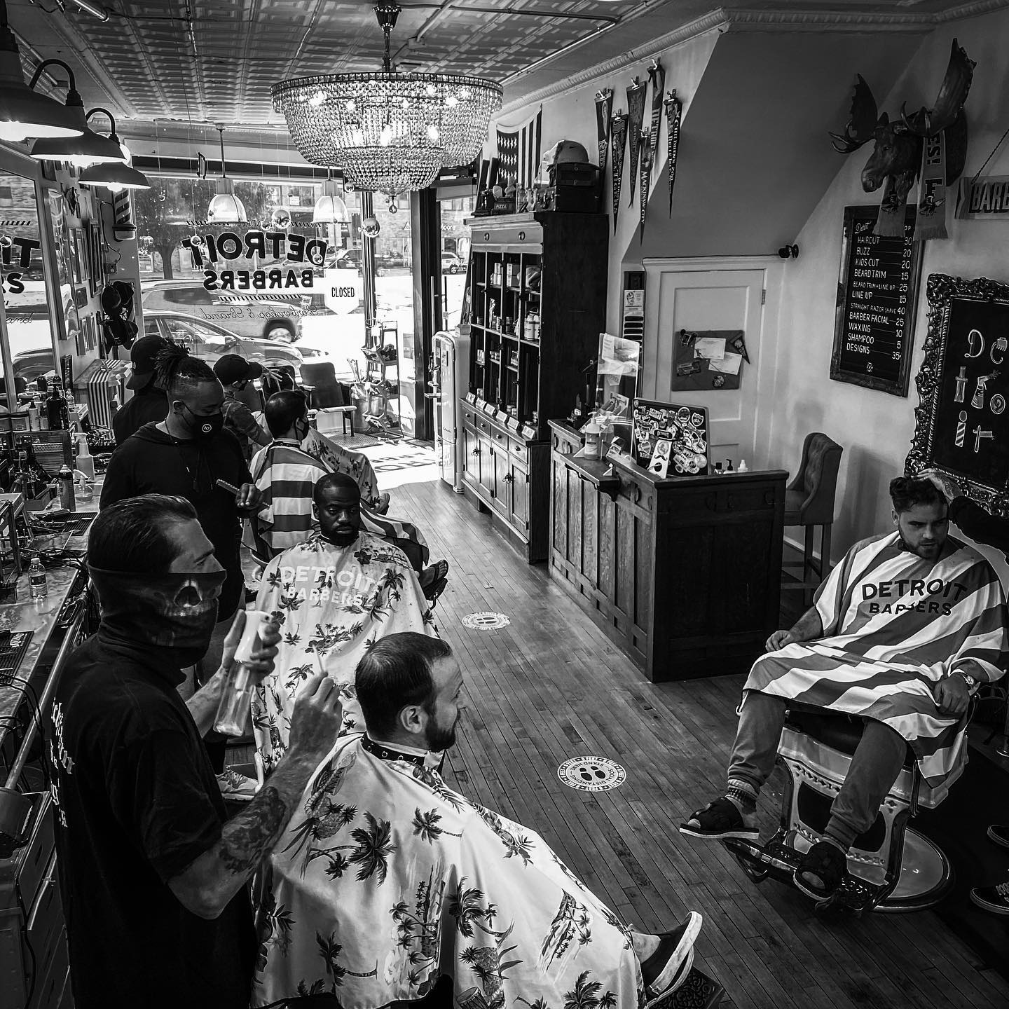 Detroit Barbers-Barbershop & Brand Facebook ad: Time for a Cut