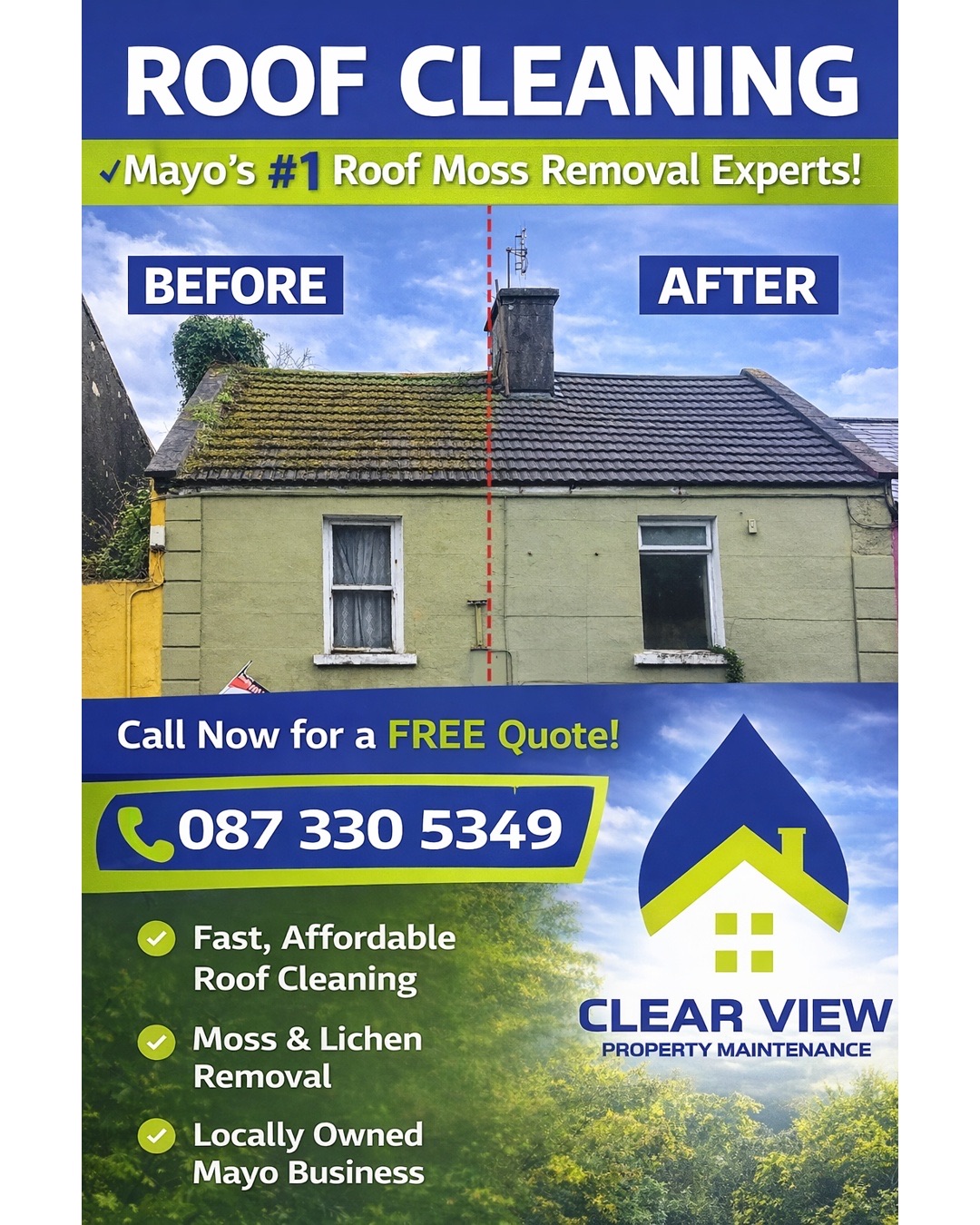 ClearView Property Maintenance Facebook ad