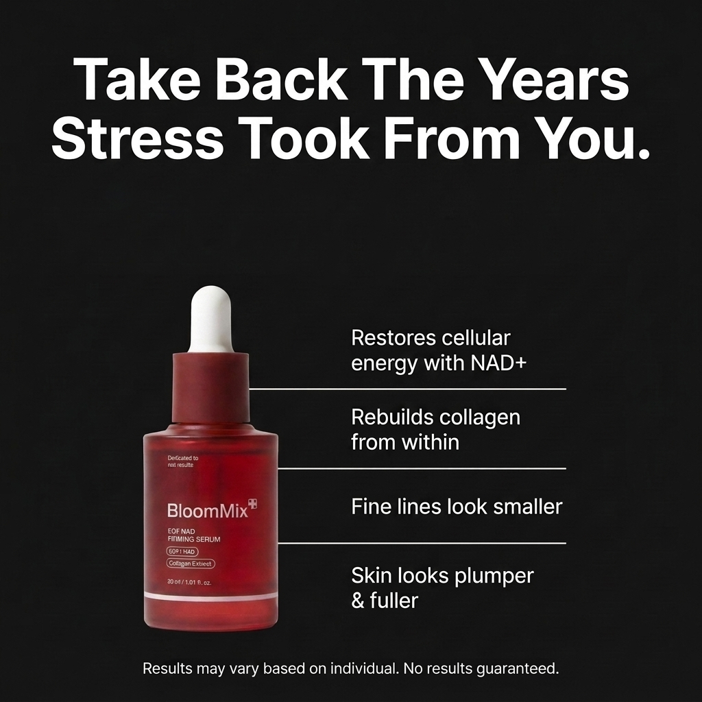 BloomMix Facebook ad: I am FINALLY seeing my skin the way it looked before…
