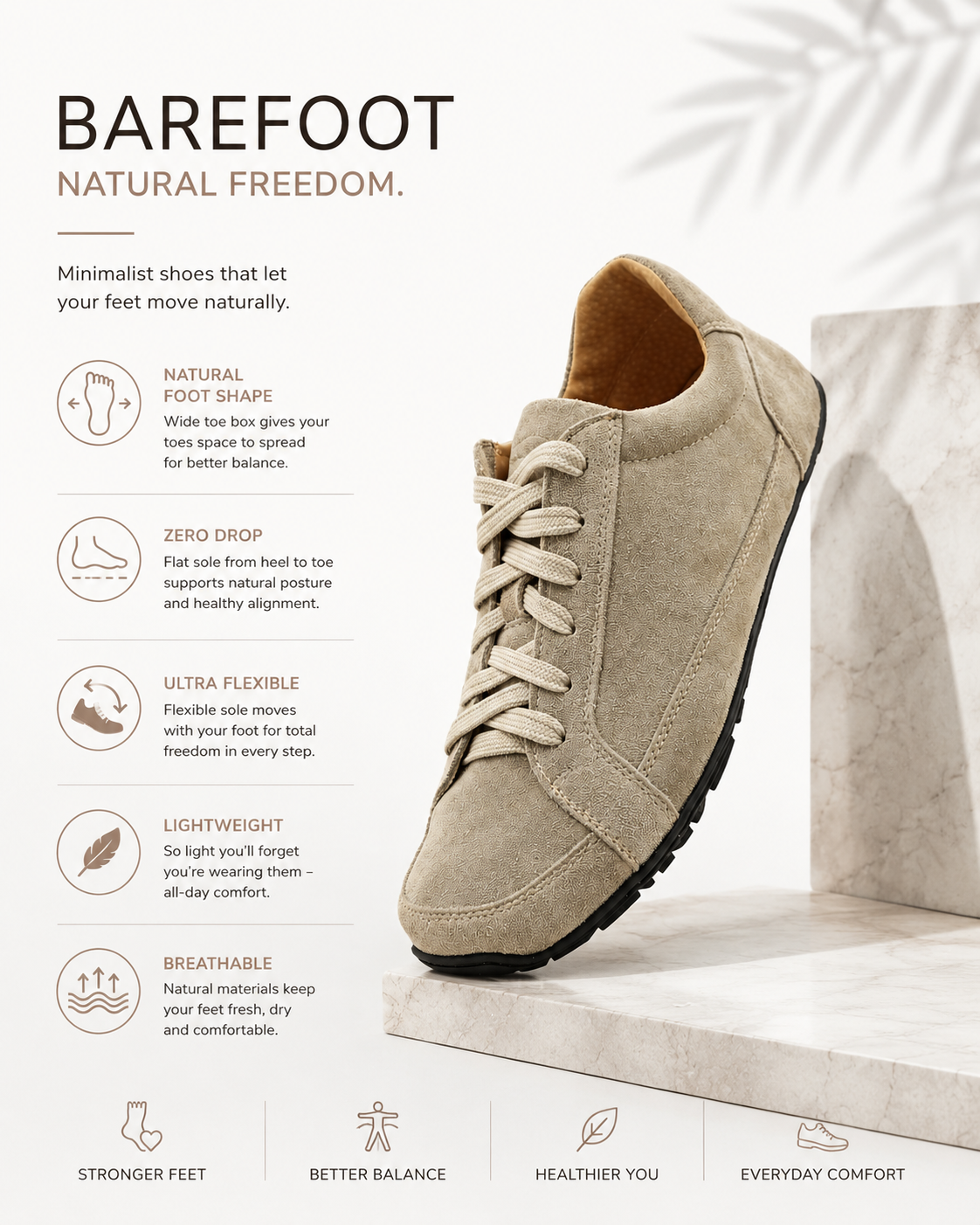 Tadeevo Facebook ad: Walk like barefoot