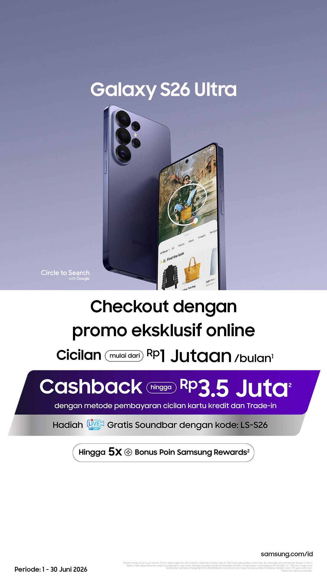 Samsung Facebook ad