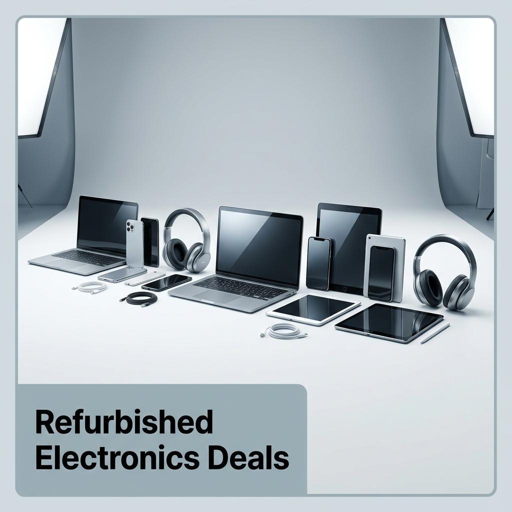 ConsumerFinds Central Facebook ad: Refurbished Electronics Deals