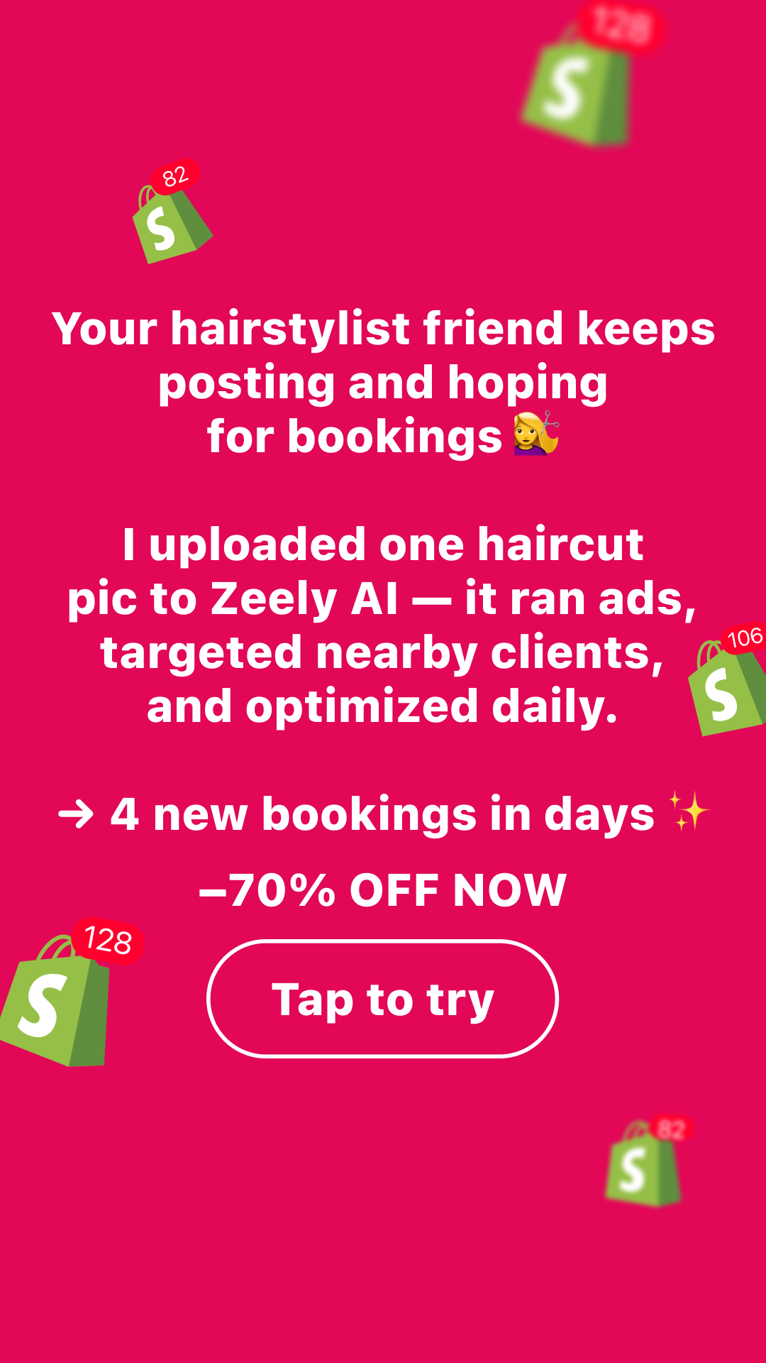 Zeely Facebook ad