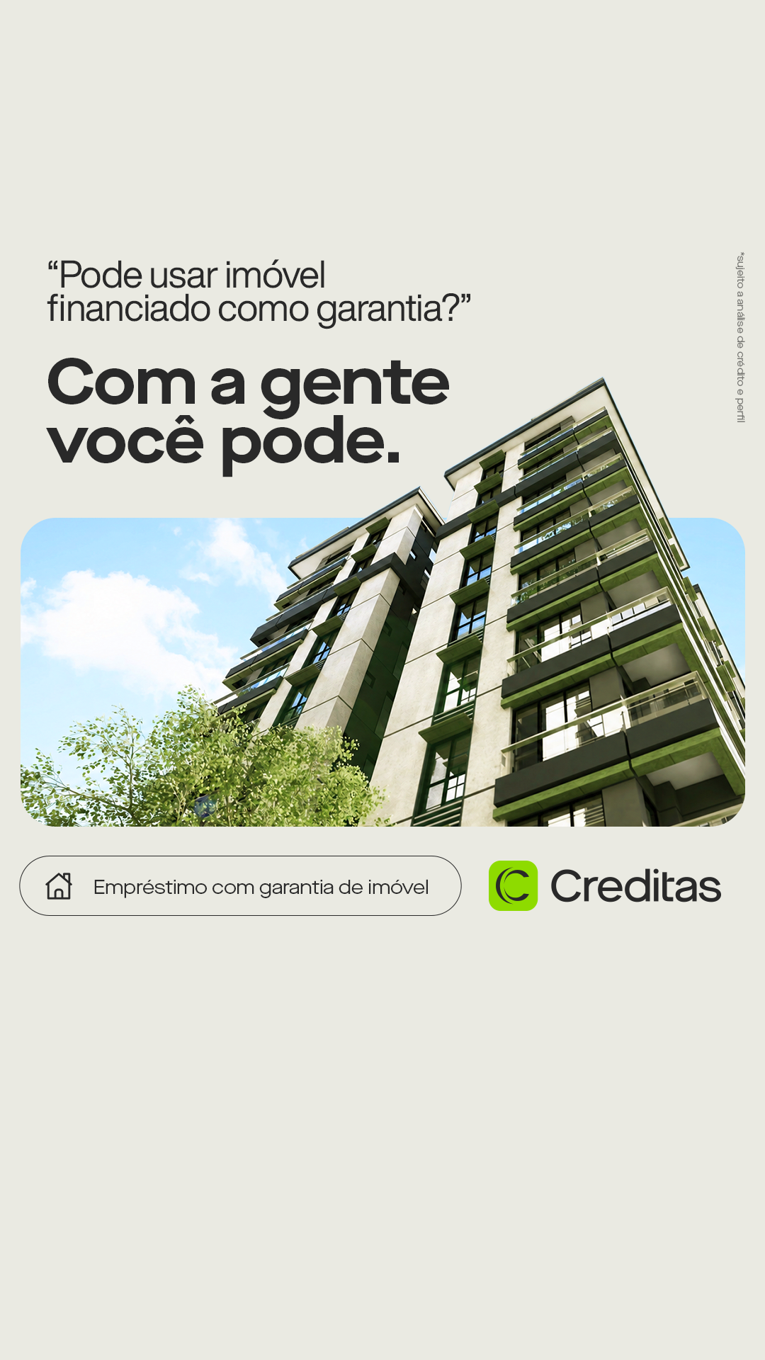 Creditas Facebook ad