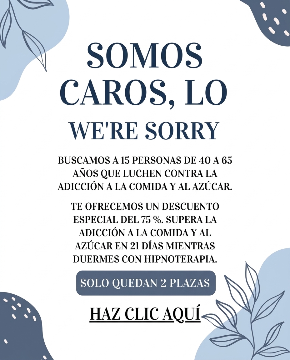 Hypnozio: power of hypnotherapy Facebook ad: Supera los retos para bajar de peso