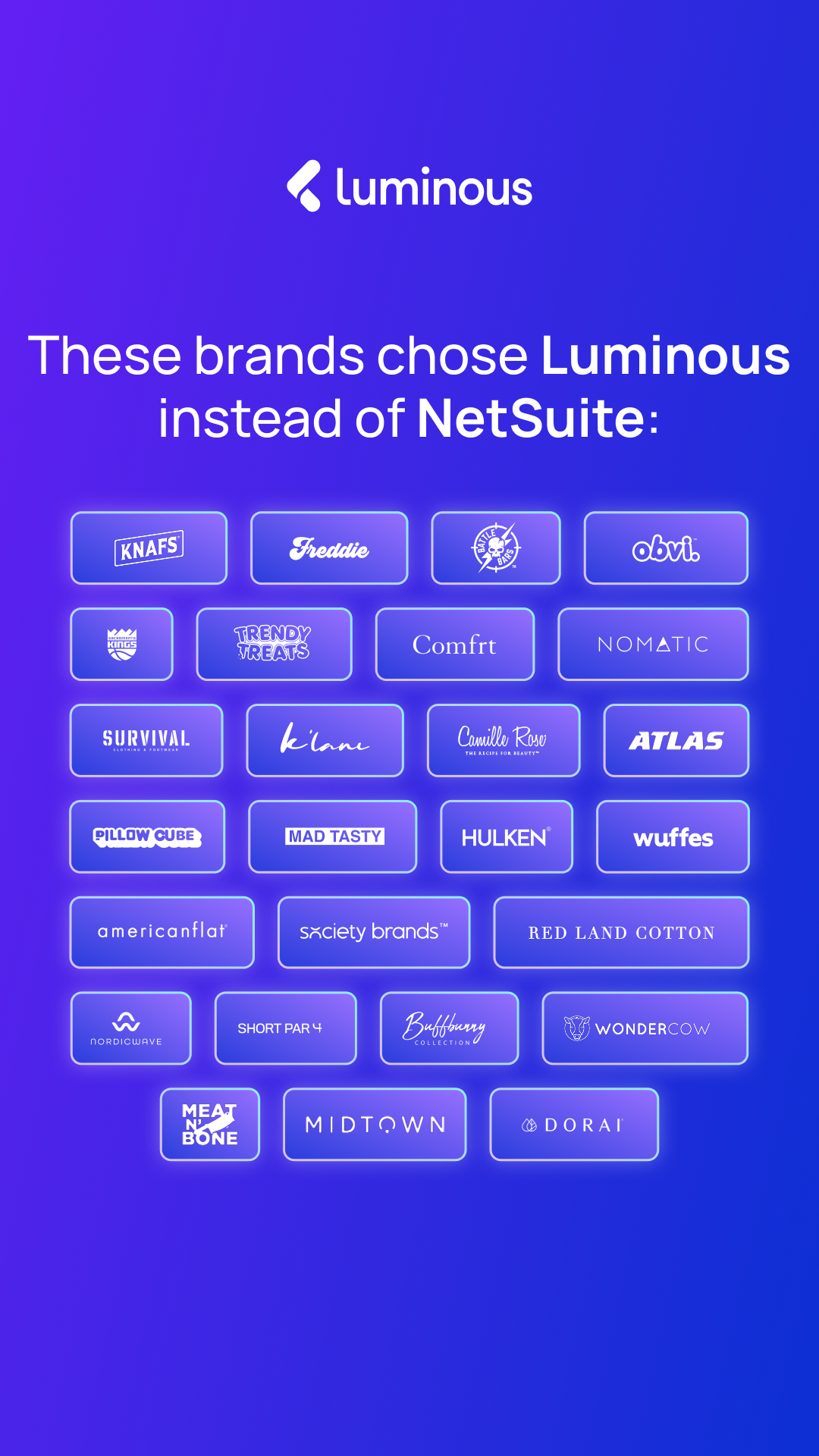 Luminous Software Facebook ad