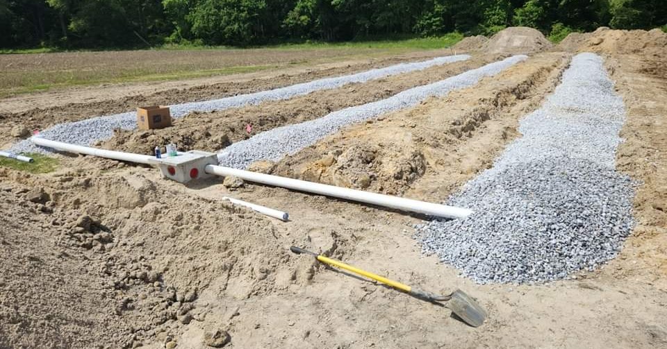 JL Land Services Facebook ad: septic systems, grading, excavation, site work, gravel…