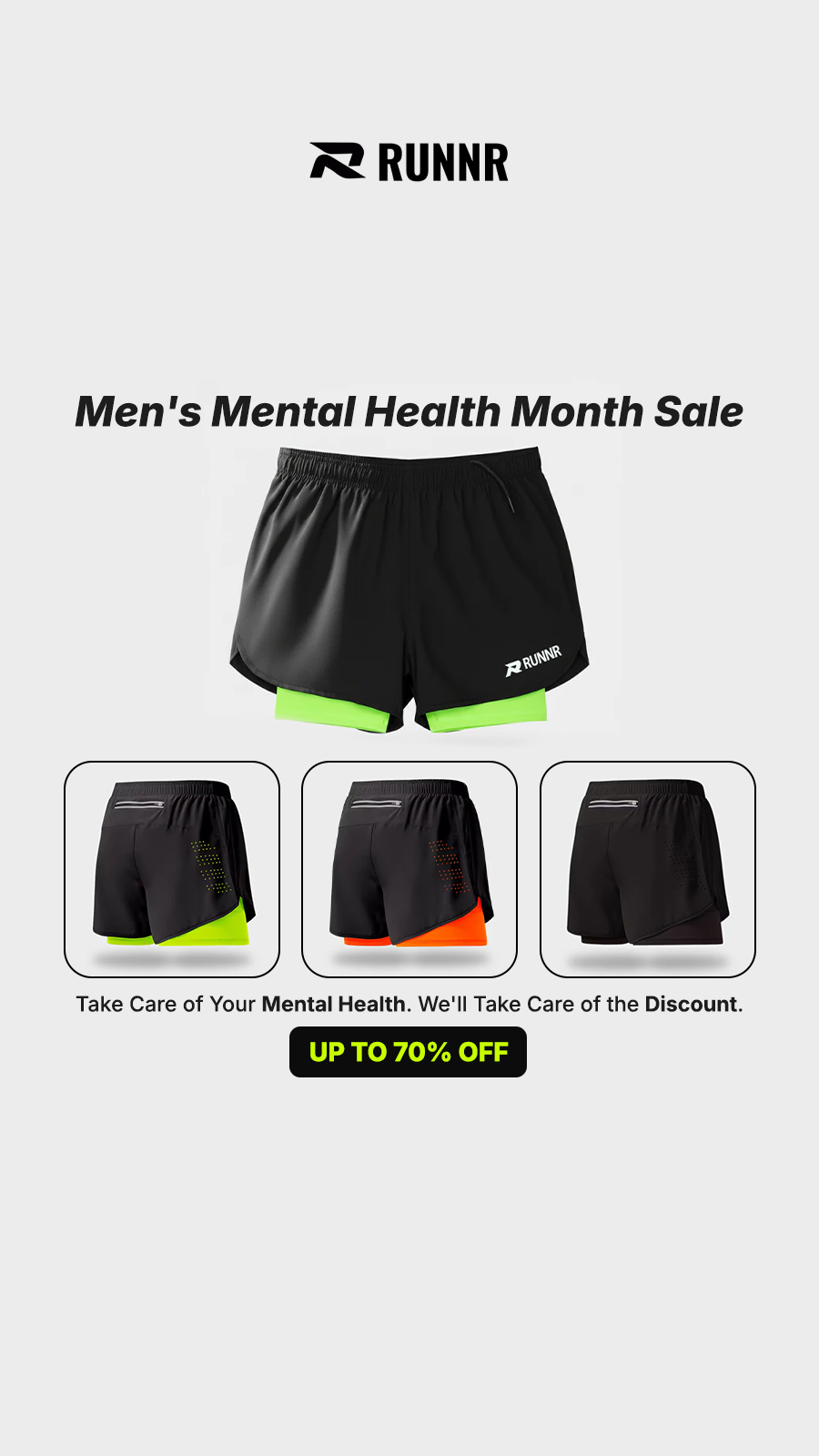 RUNNR Activewear Facebook ad