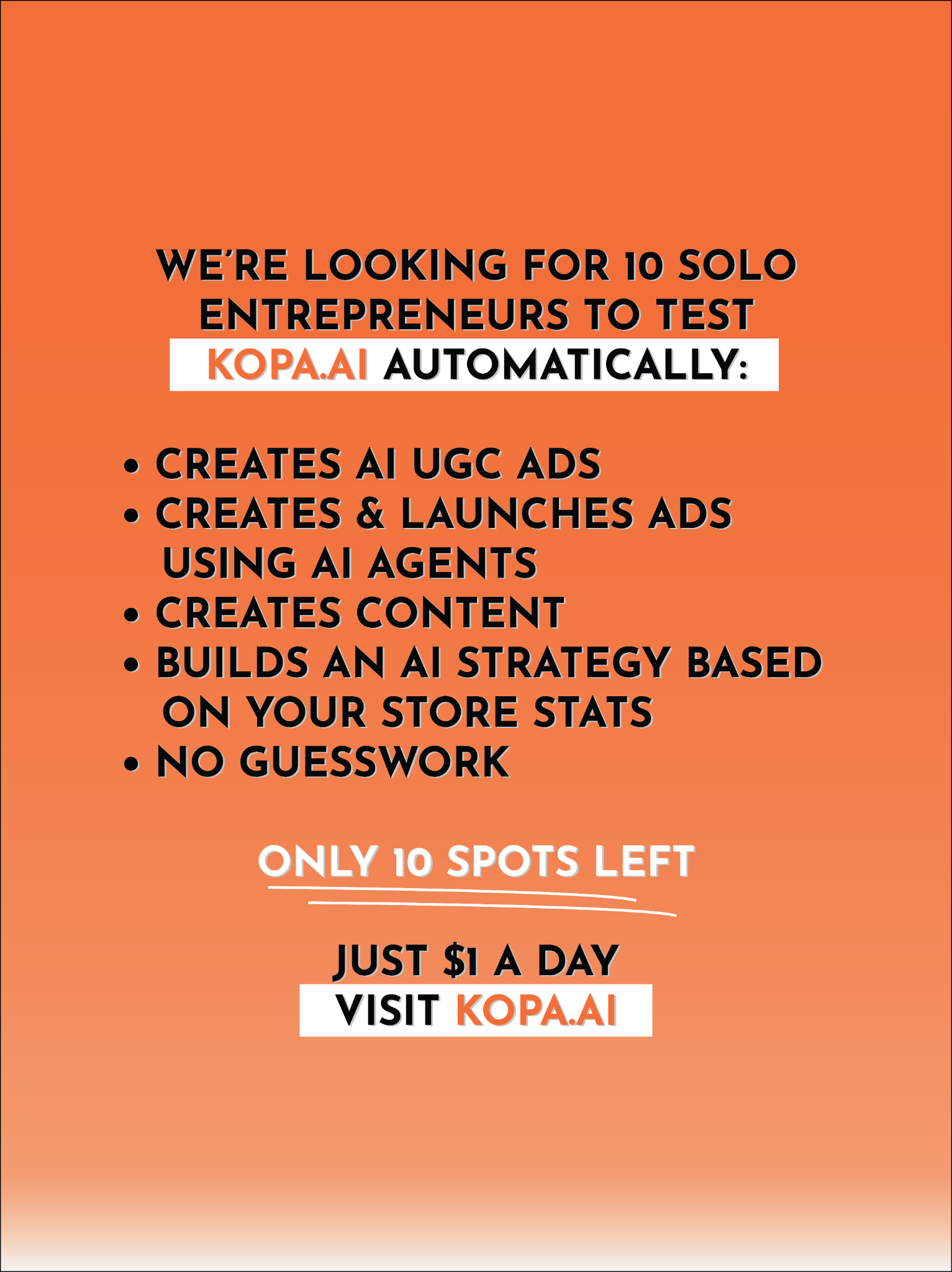 kopa.ai Facebook ad