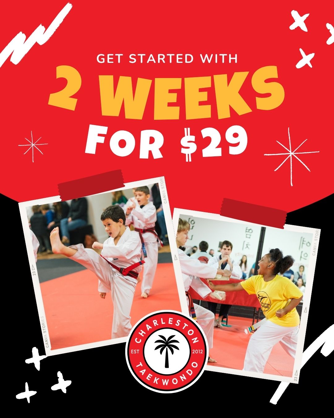 Charleston Taekwondo - Hanahan Facebook ad