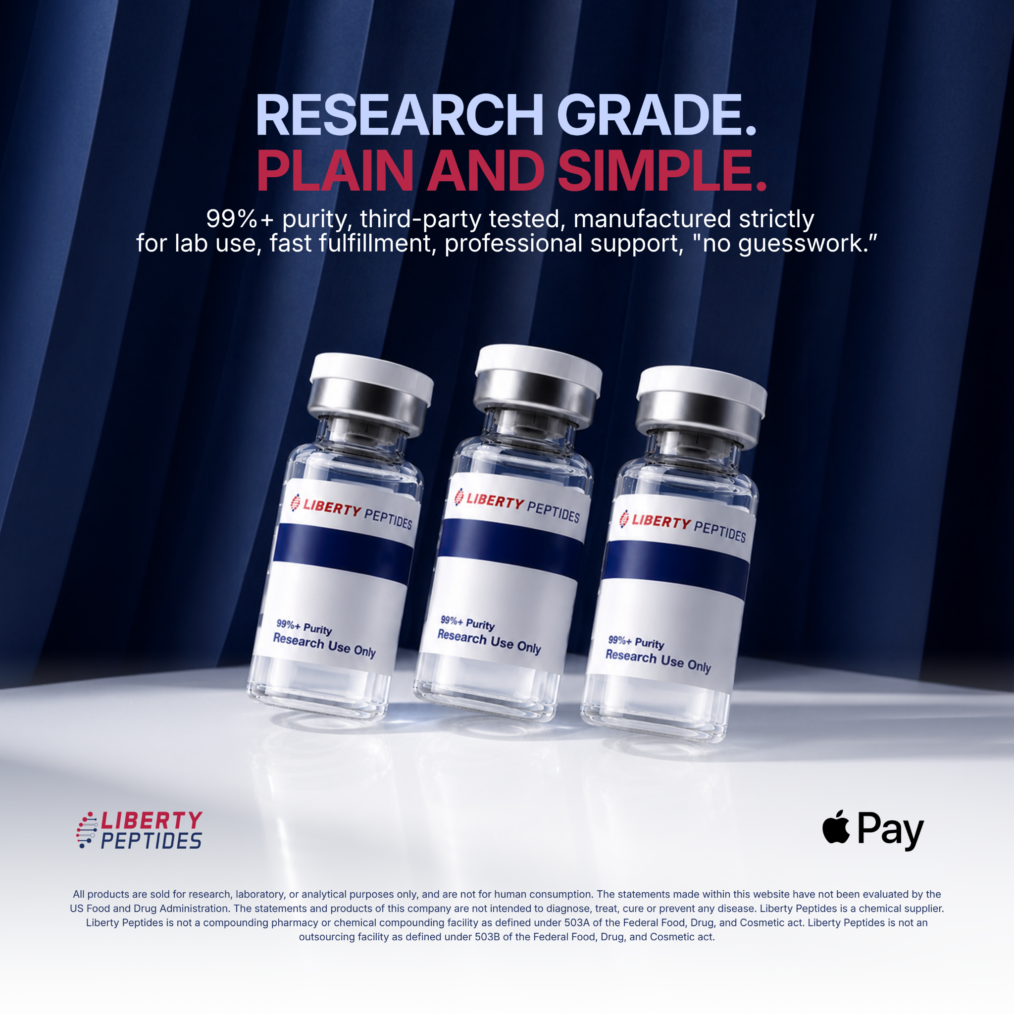 Liberty Research Facebook ad: Precision You Can Trust