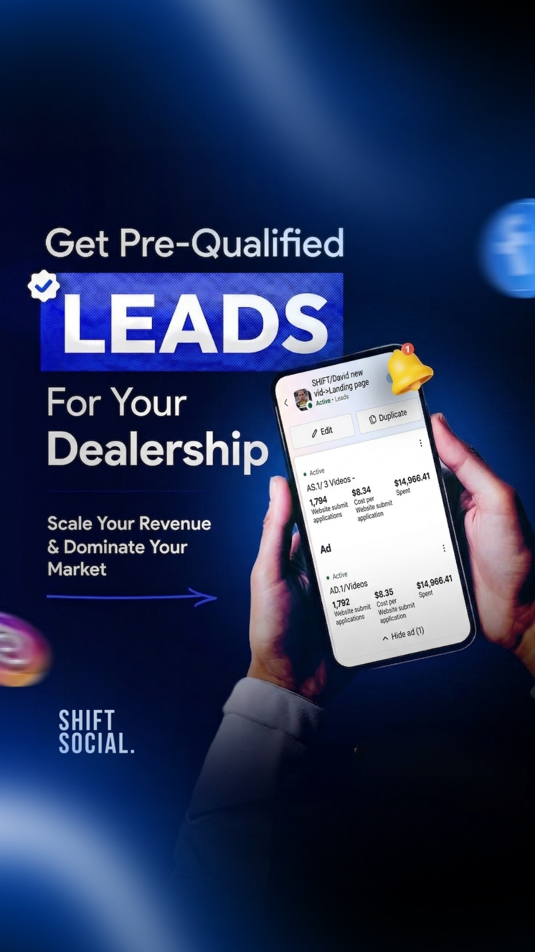 Shift Local Marketing Facebook ad