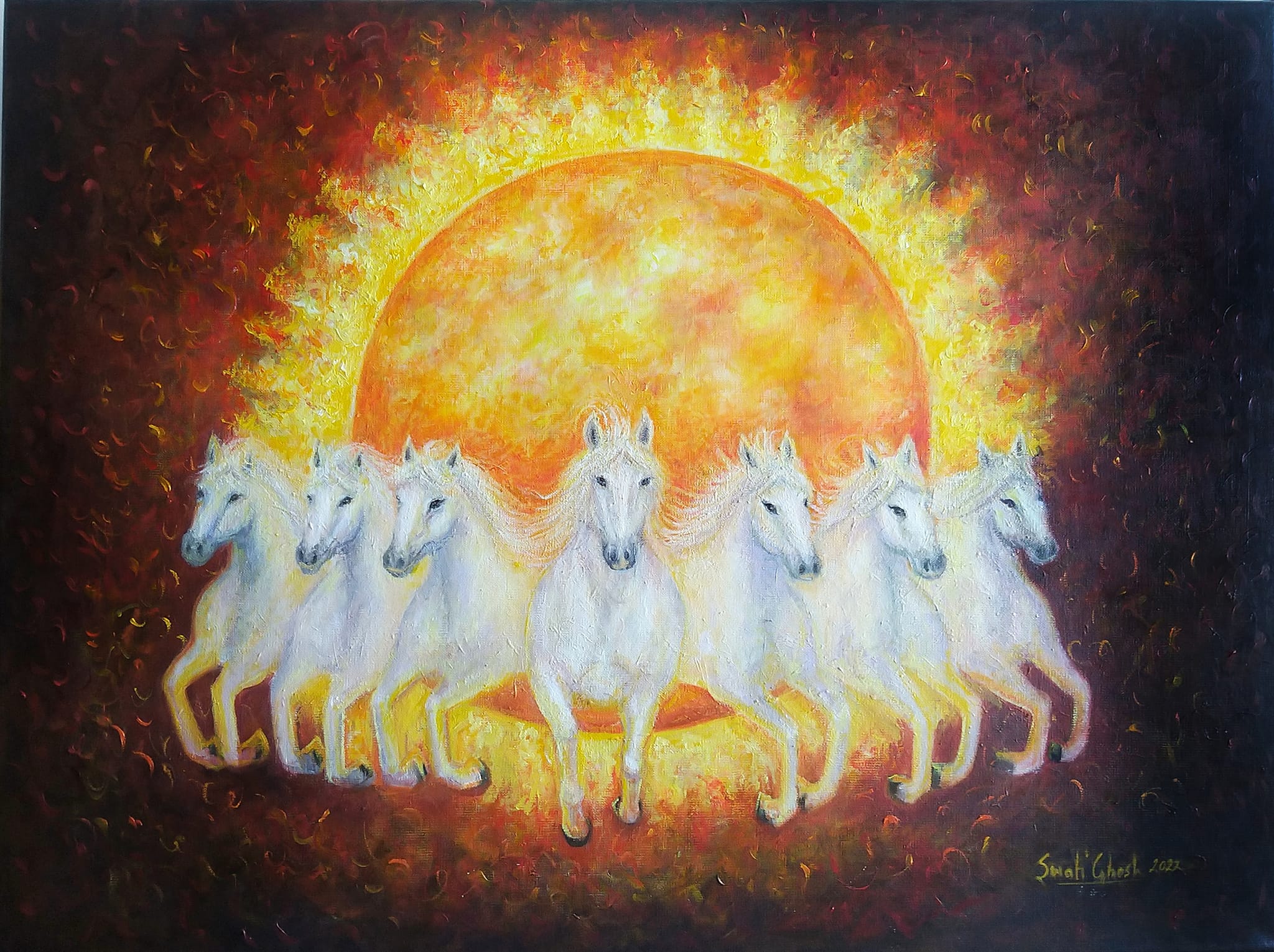 Swati Ghosh Art Facebook ad: Artwork: 'POWER OF ENERGY'