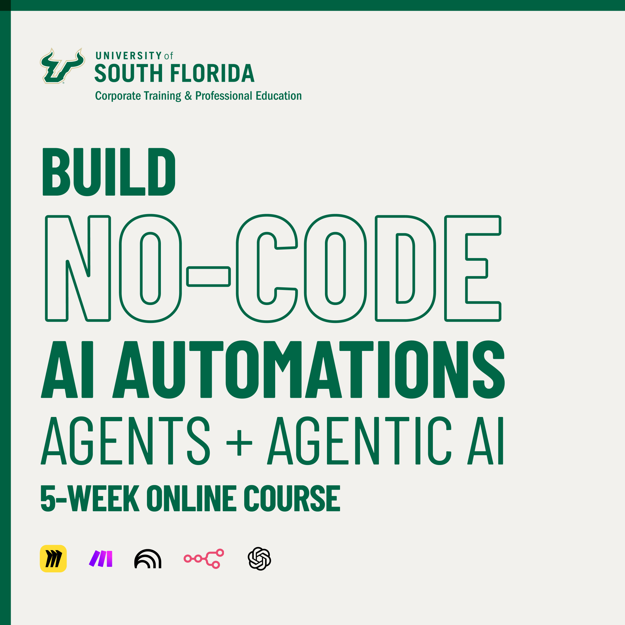 USF Corporate Training and Professional Education Online Certificates Facebook ad