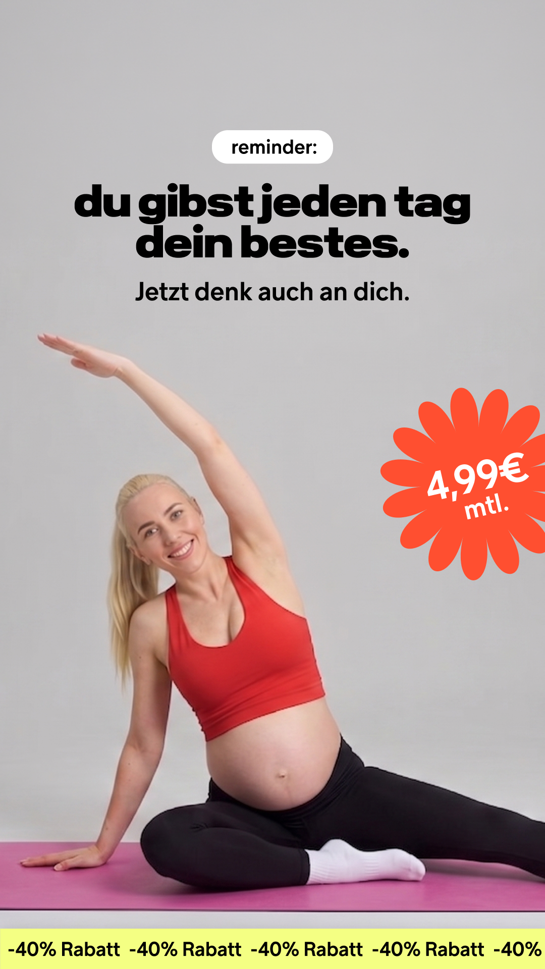 Gymondo Facebook ad
