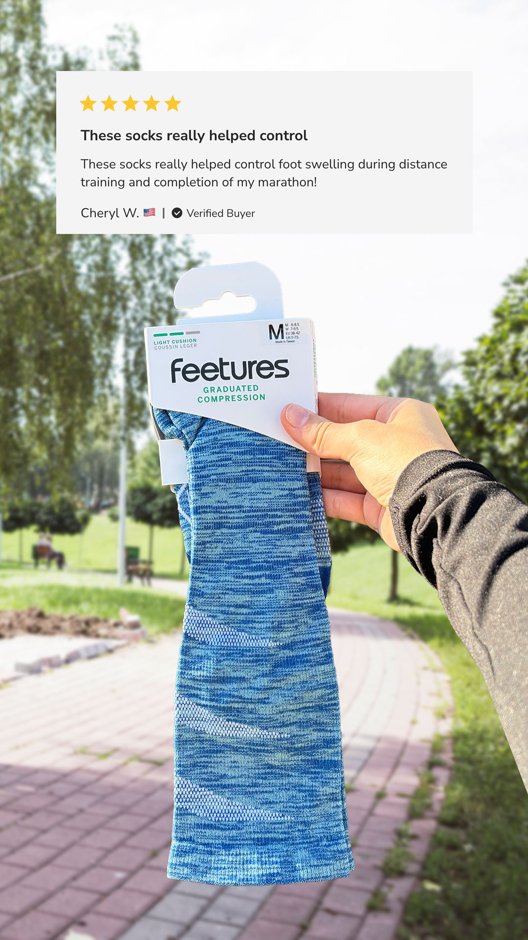 Feetures Facebook ad