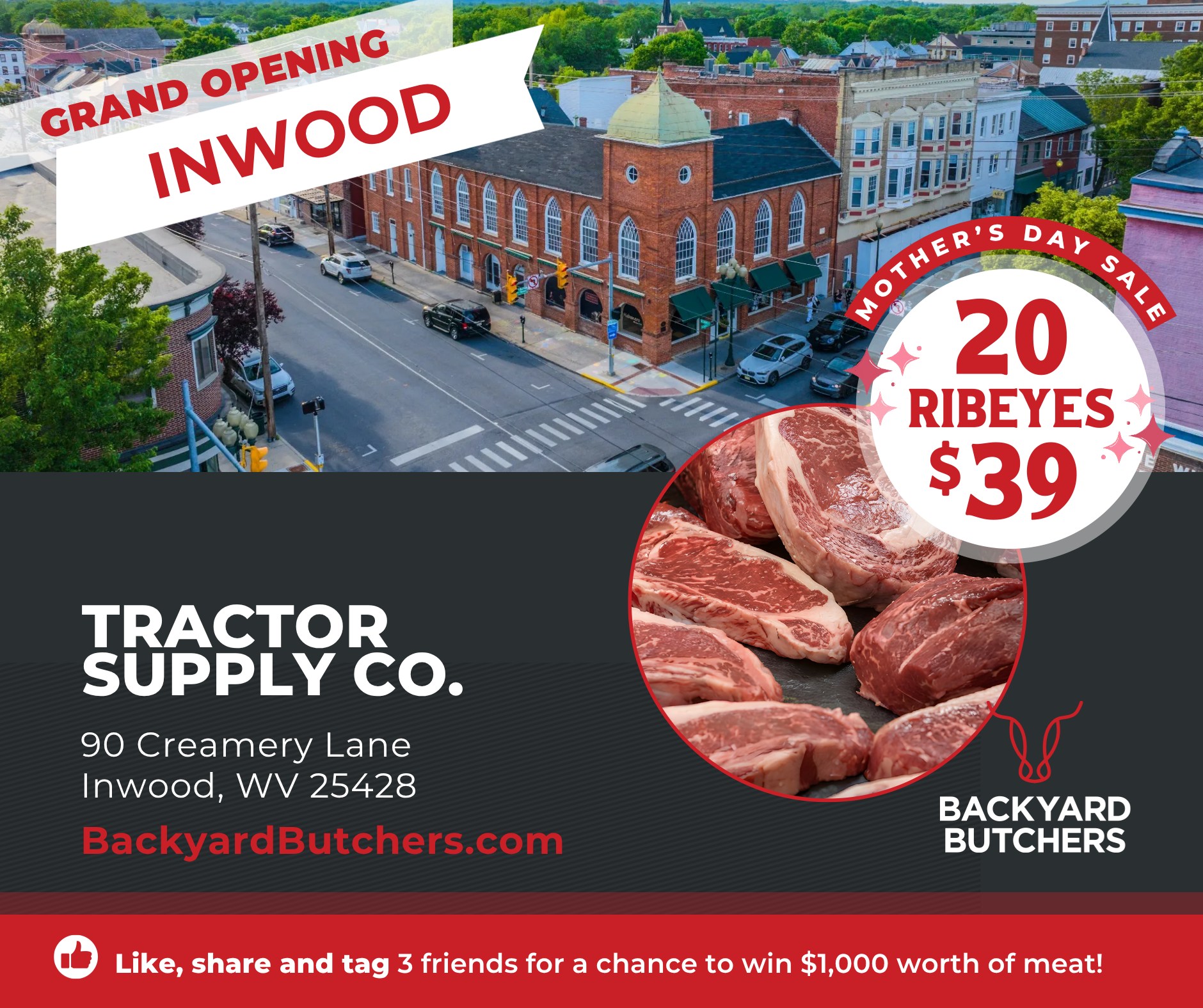 Backyard Butchers Facebook ad