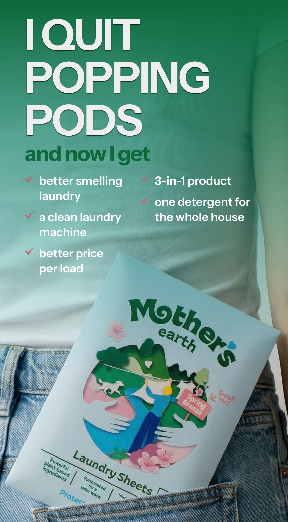 Mothers Earth Facebook ad