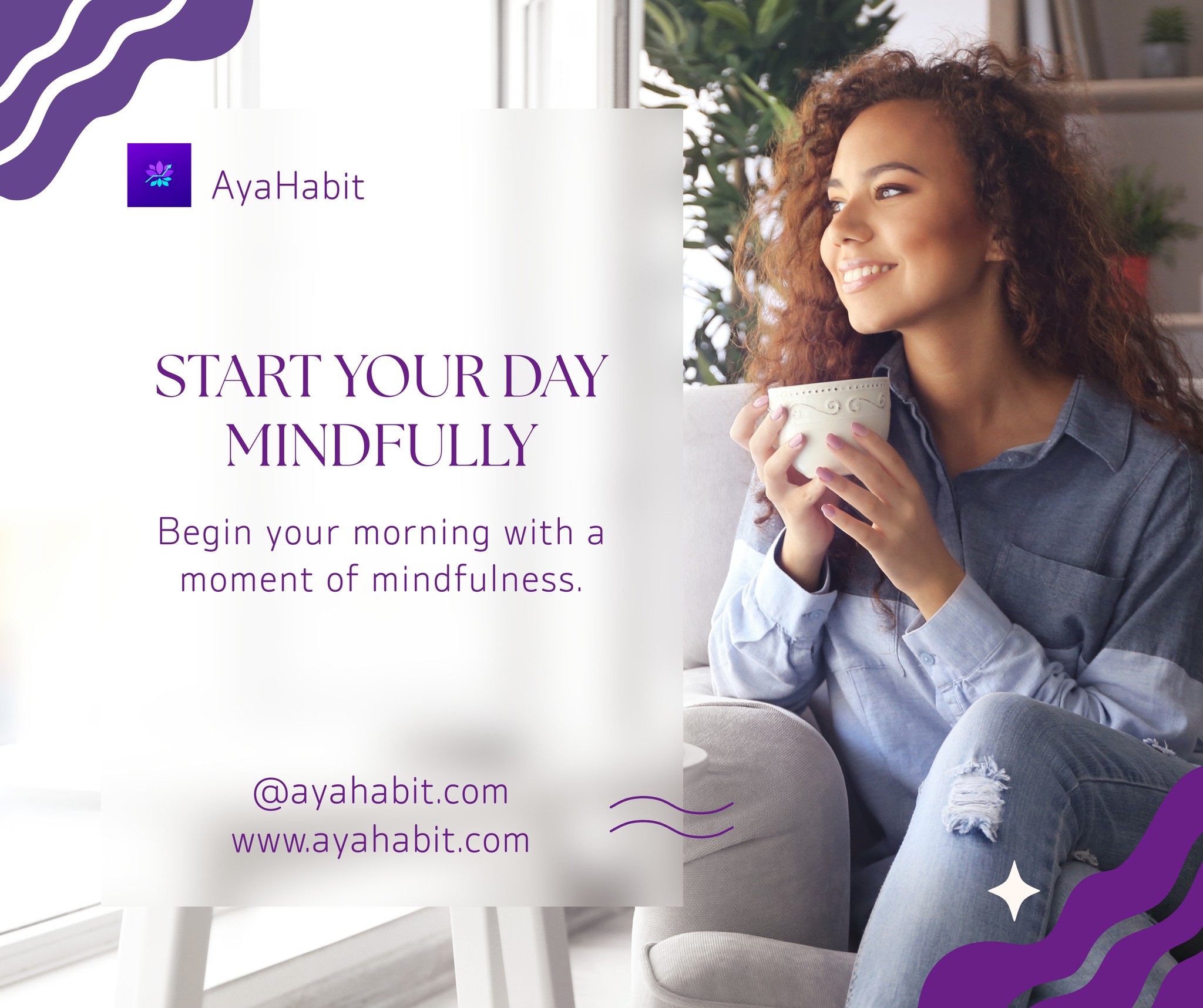 AyaHabit Facebook ad: Habits fuel progress