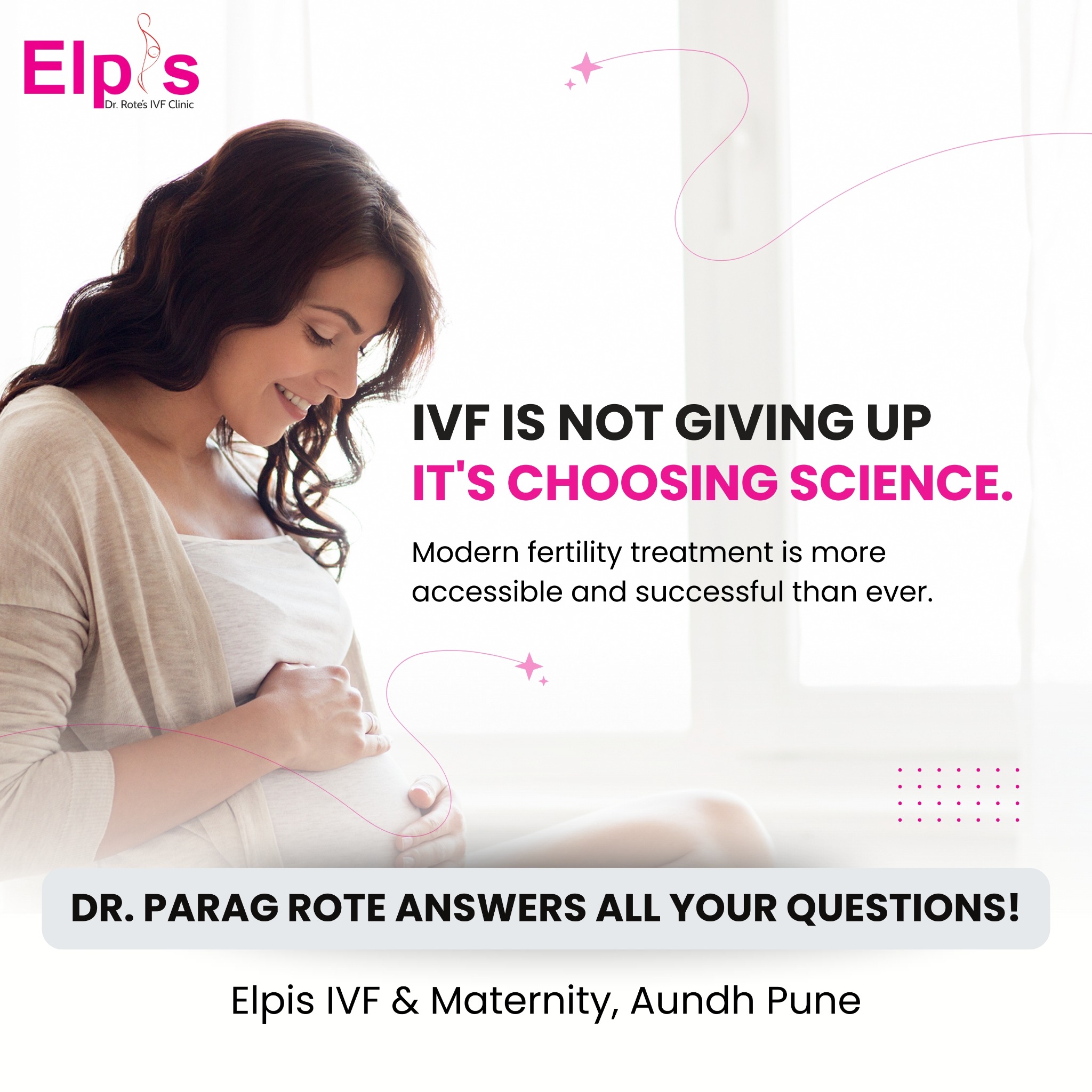 Elpis IVF and Maternity Clinic Facebook ad: Start Your Parenthood Journey Today!