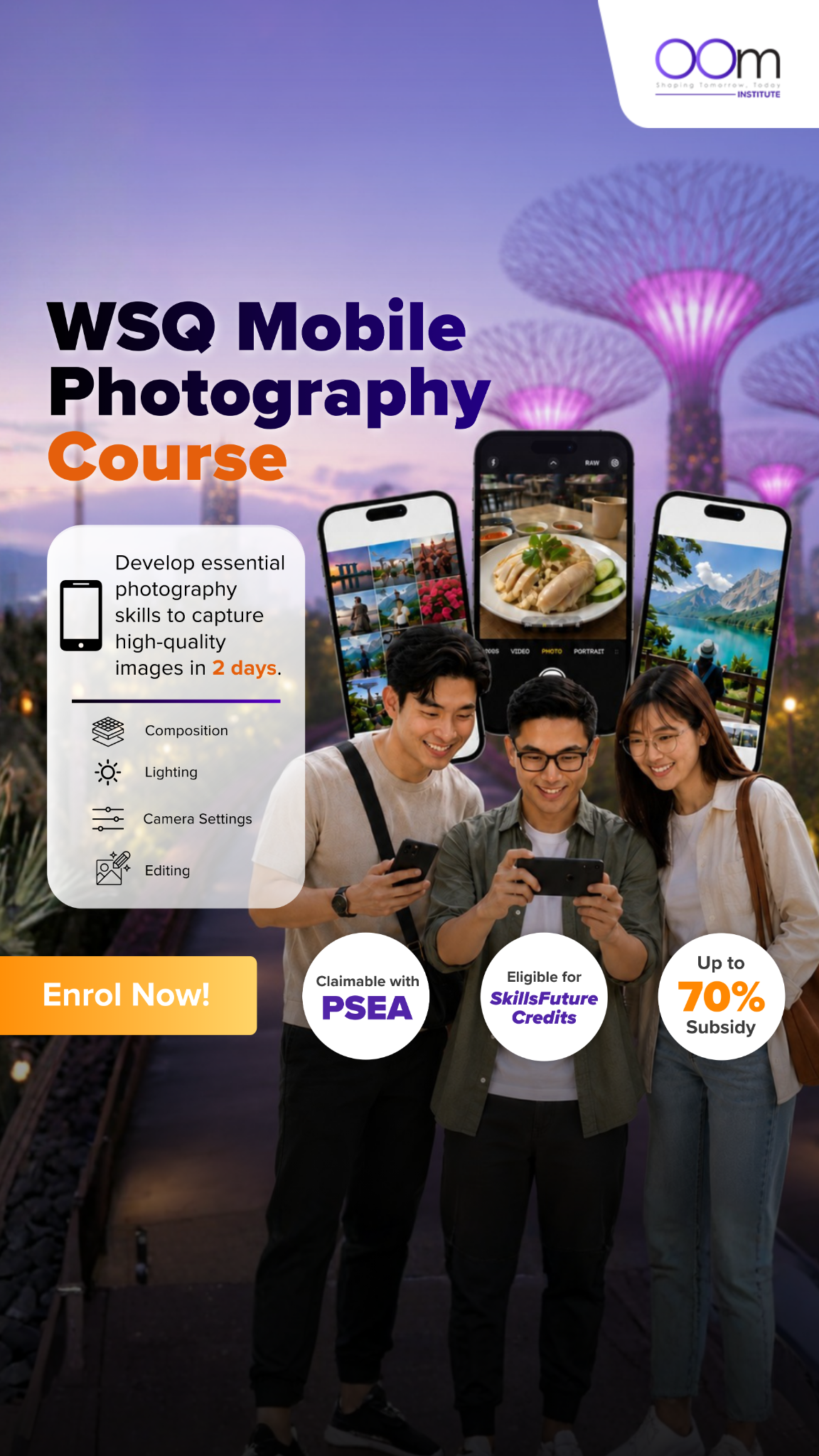 OOm Digital, Tech & AI Institute Facebook ad
