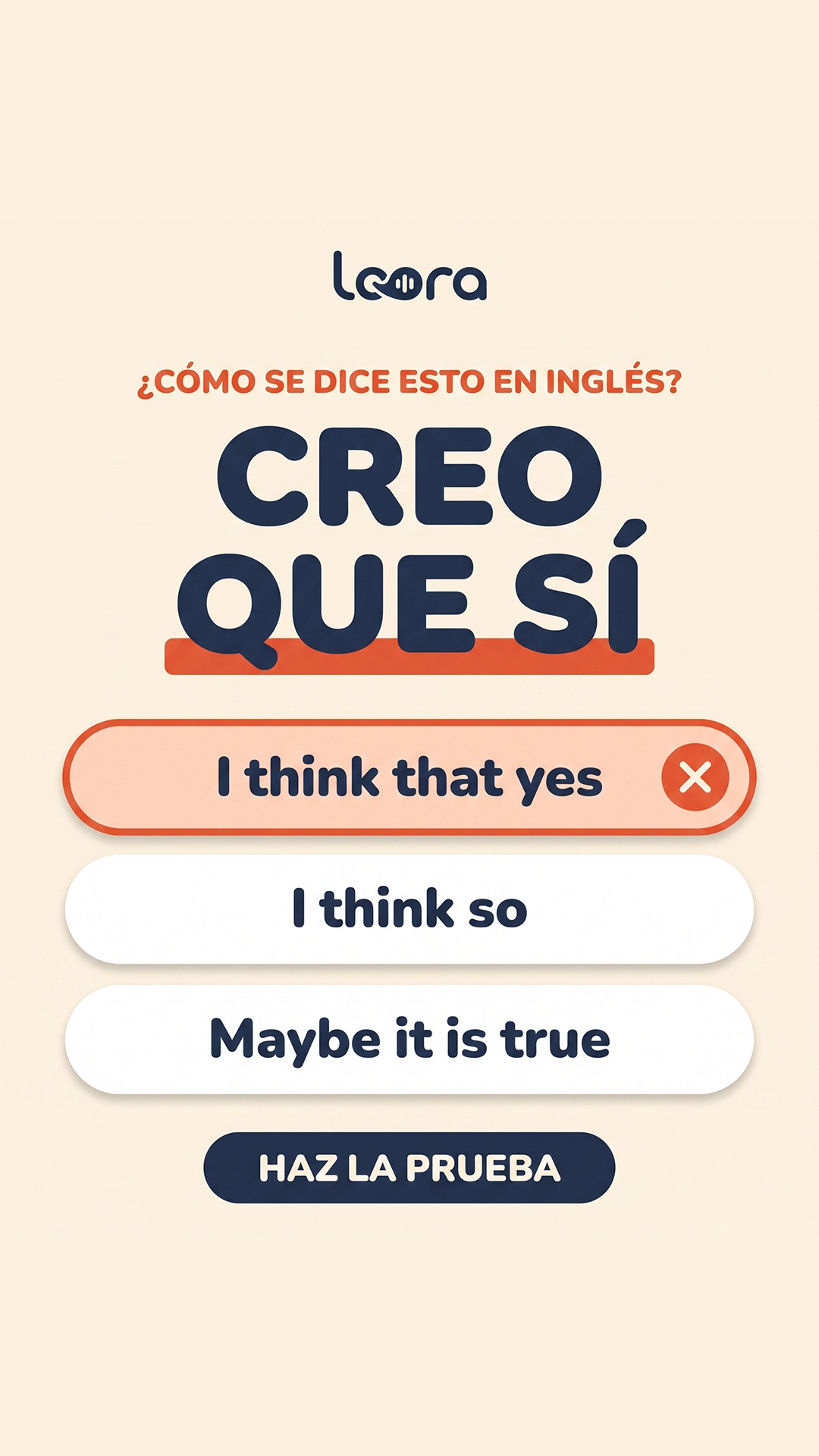 Your AI English Tutor Facebook ad