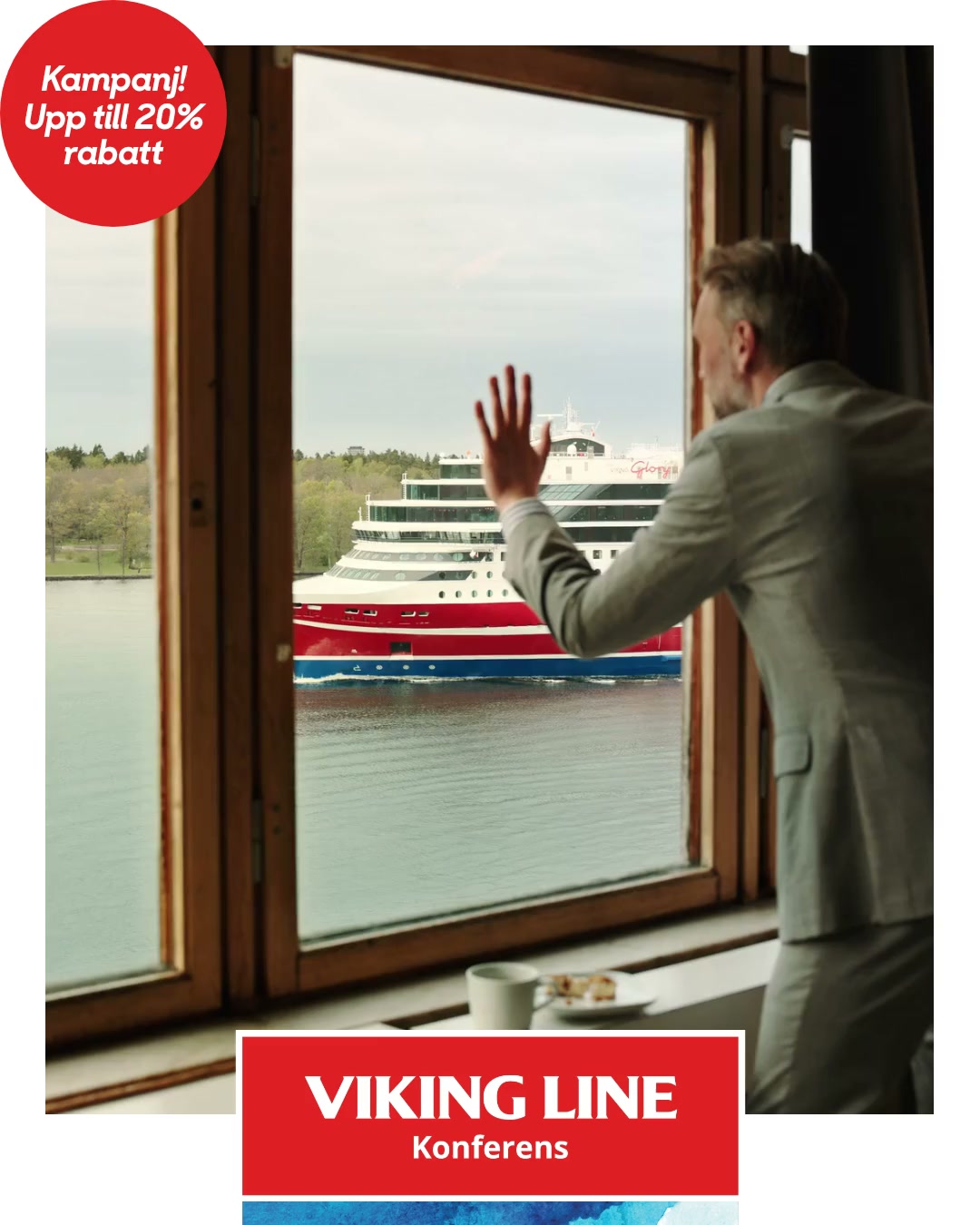 Viking Line Sverige Facebook ad: Dygnskonferens