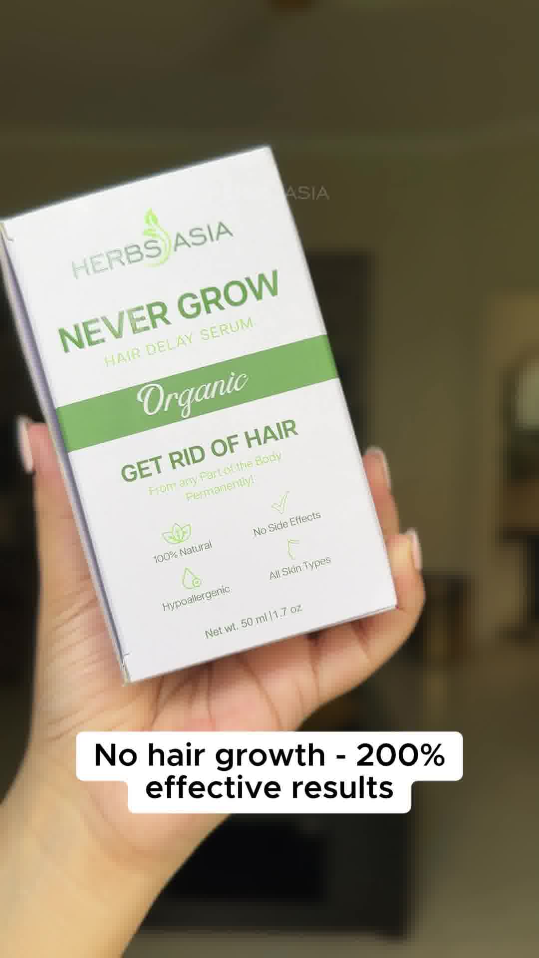 Herbsasia Facebook ad: Noticeable Results in 1st week