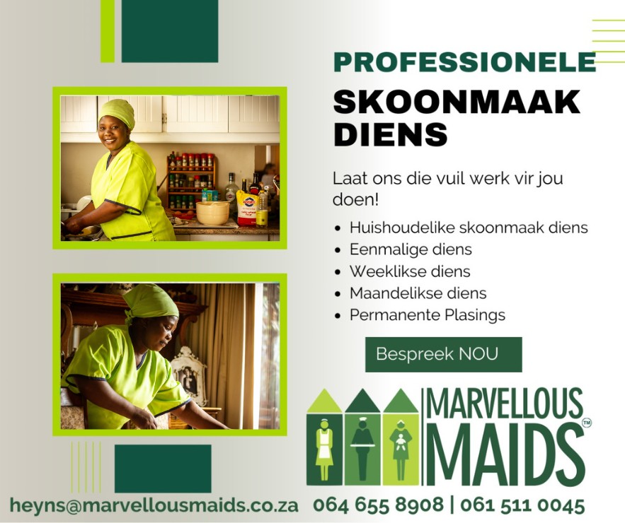 Marvellous Maids Rustenburg Facebook ad: Marvellous Maids | Domestic Services & Placements