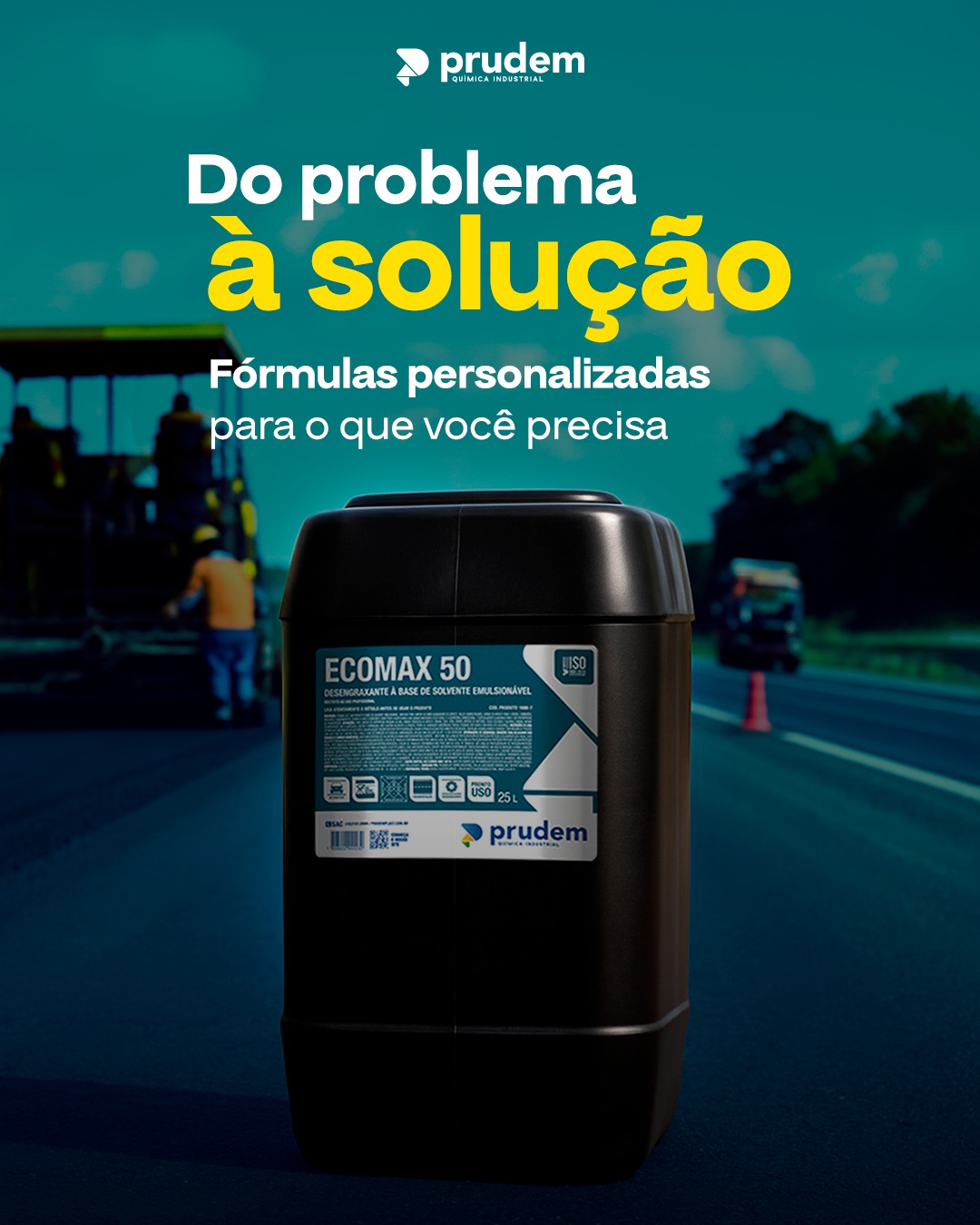 Prudem Química Industrial Facebook ad: Você já se perguntou como desenvolvemos soluções químicas…