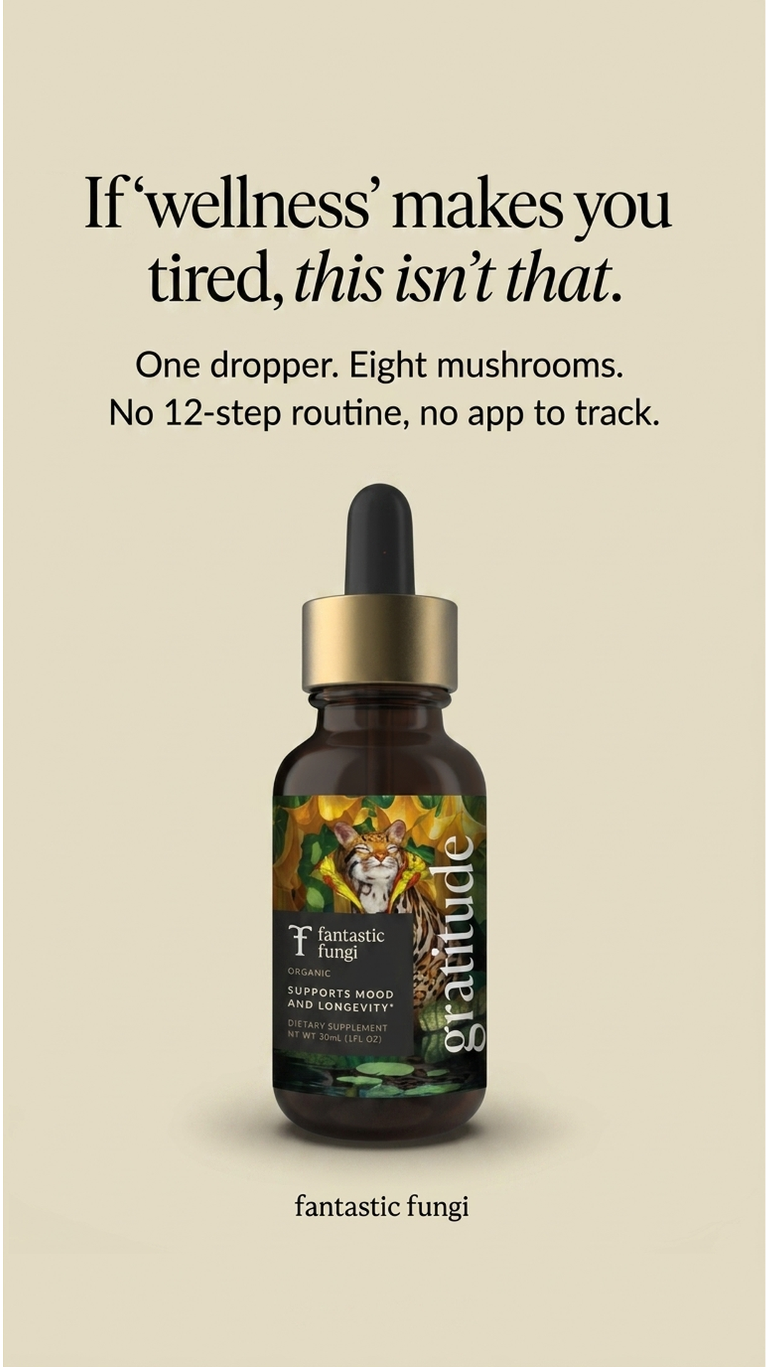 Fantastic Fungi Facebook ad