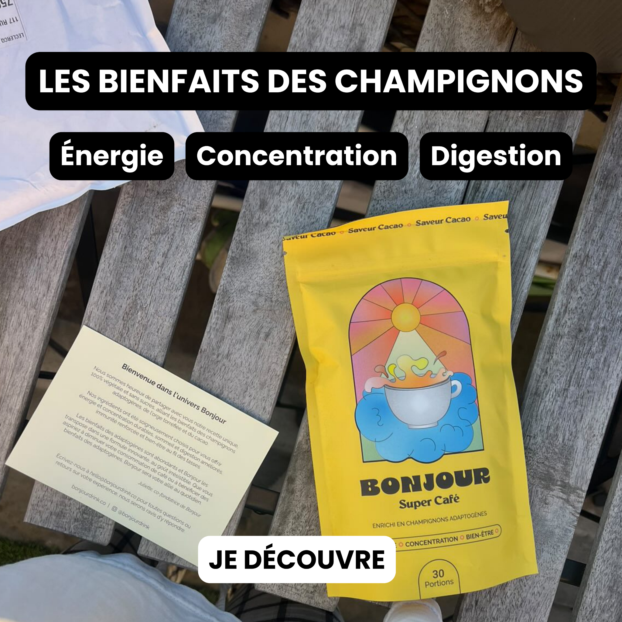 Bonjour Facebook ad