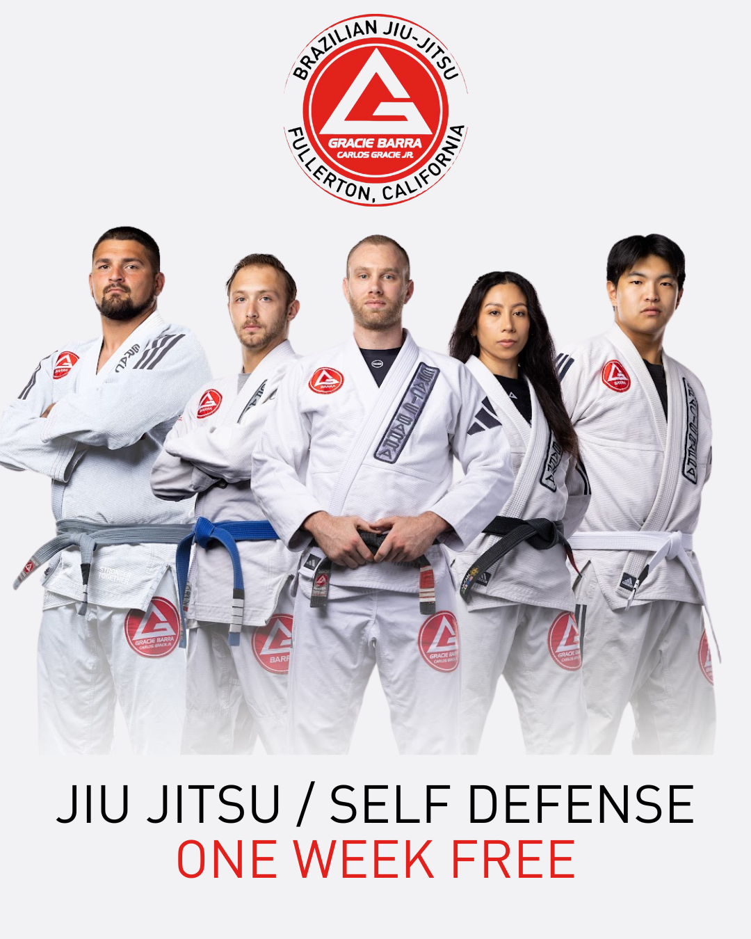 Gracie Barra Fullerton Facebook ad from May 27, 2026