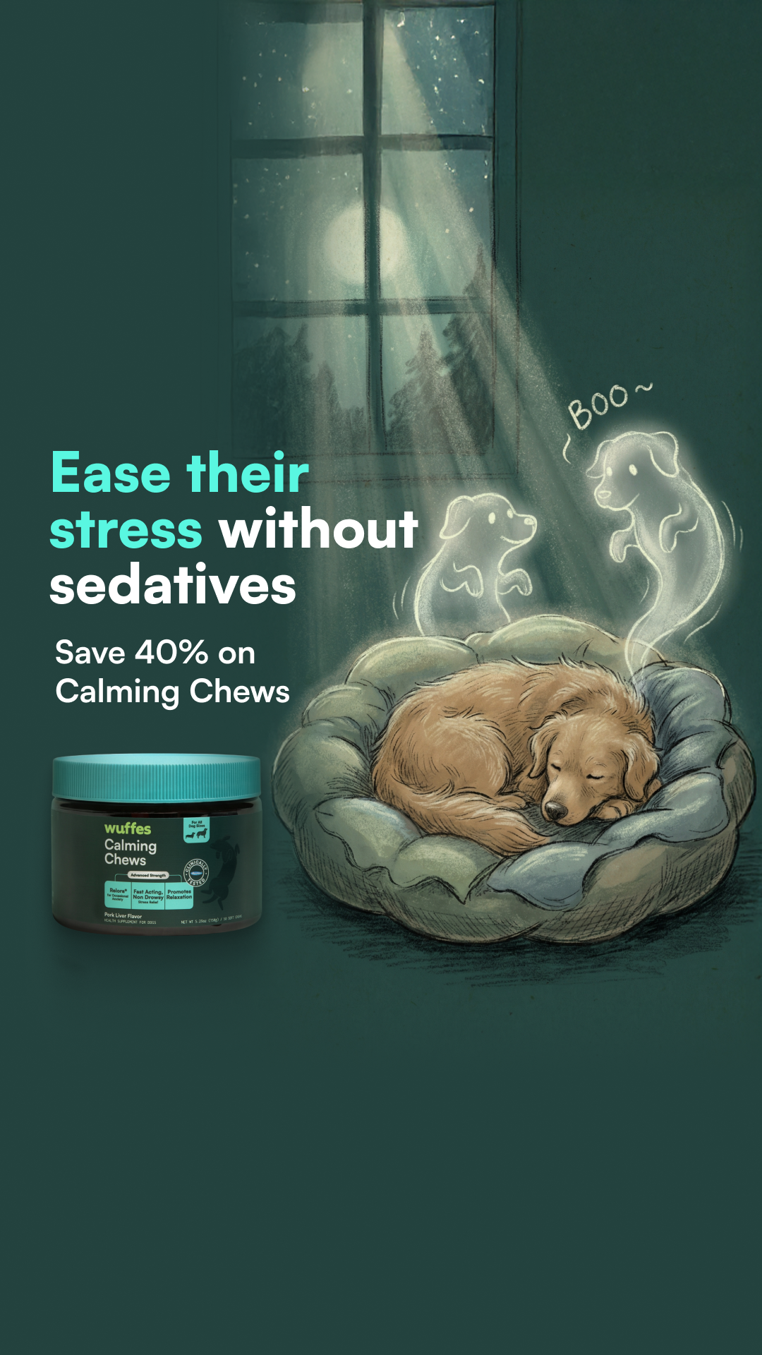 Wuffes Facebook ad