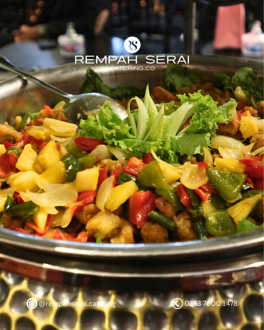 Rempah Serai Catering Facebook ad: From corporate events to weddings, Rempah Serai Catering…