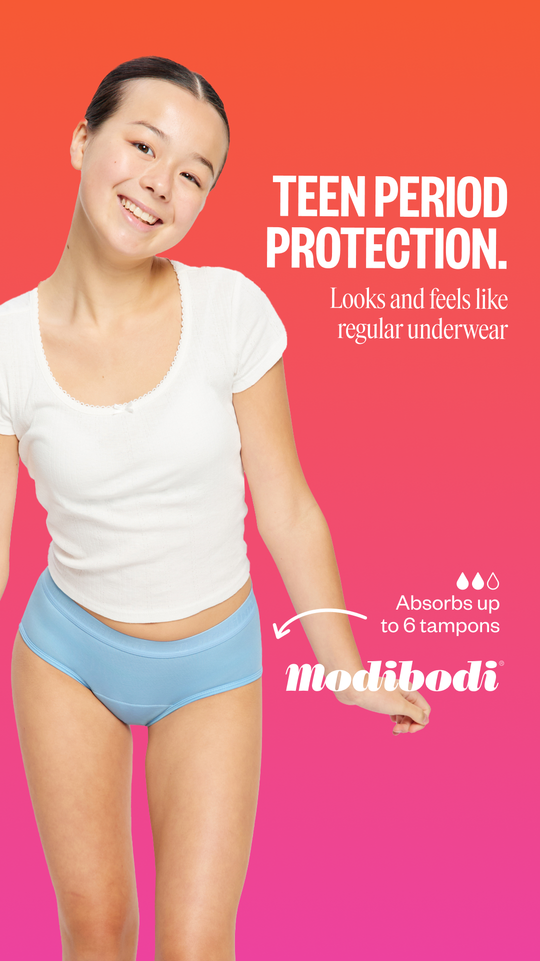 Modibodi Teen Facebook ad