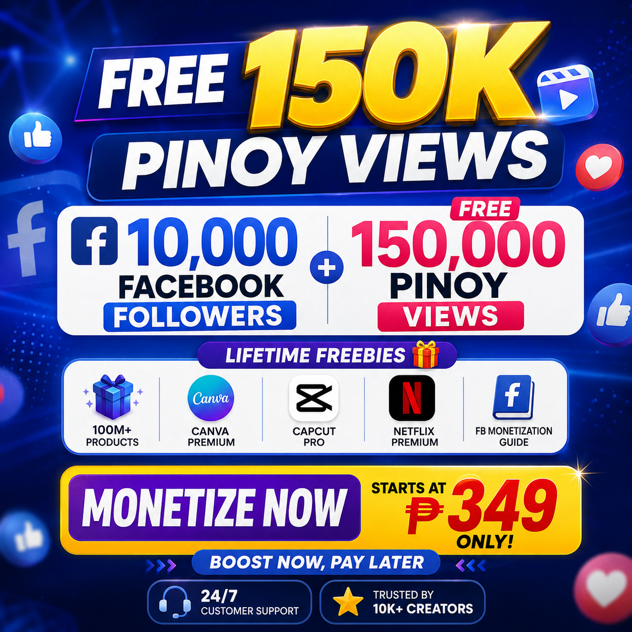 Viral Connect Social Media Boosting Facebook ad