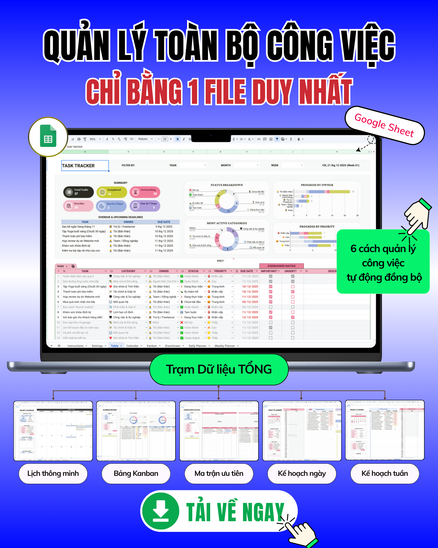 X10 - Quản Lý Tinh Gọn Facebook ad: Không bao giờ trễ Deadline nữa
